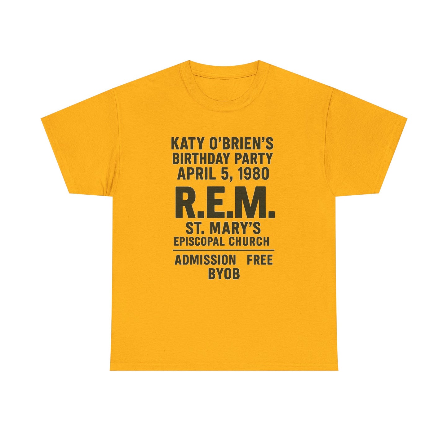 R.E.M. First Concert Shirt
