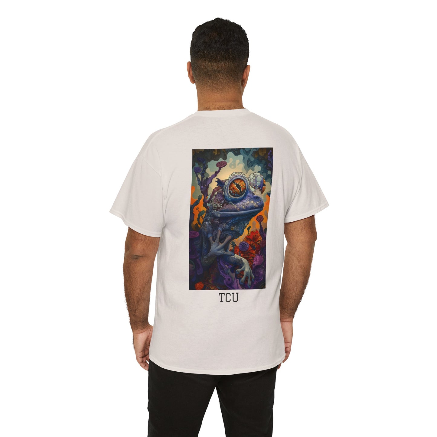 TCU 02B - Unisex Heavy Cotton Tee - Image on the Back