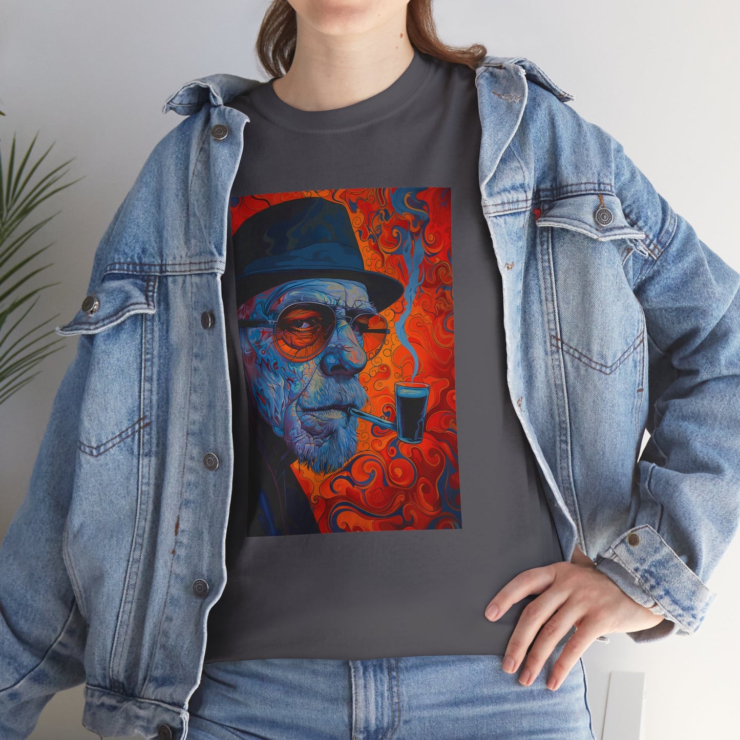 Heisenberg 01F - Unisex Heavy Cotton Tee - Image on the Front