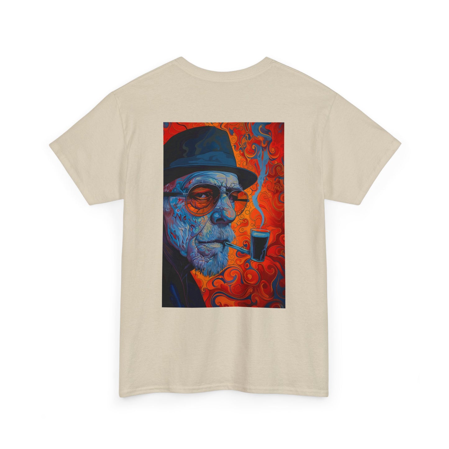 Heisenberg 01B - Unisex Heavy Cotton Tee - Image on the Back