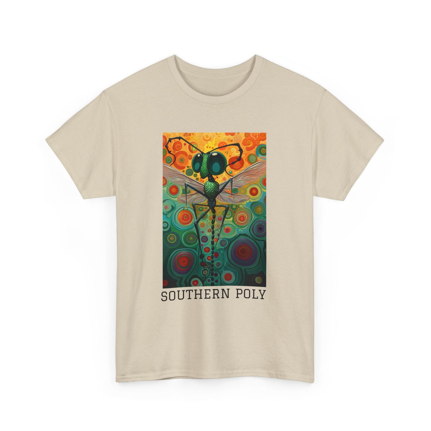 Southern Poly 01F - Unisex Heavy Cotton Tee - Image on the Front
