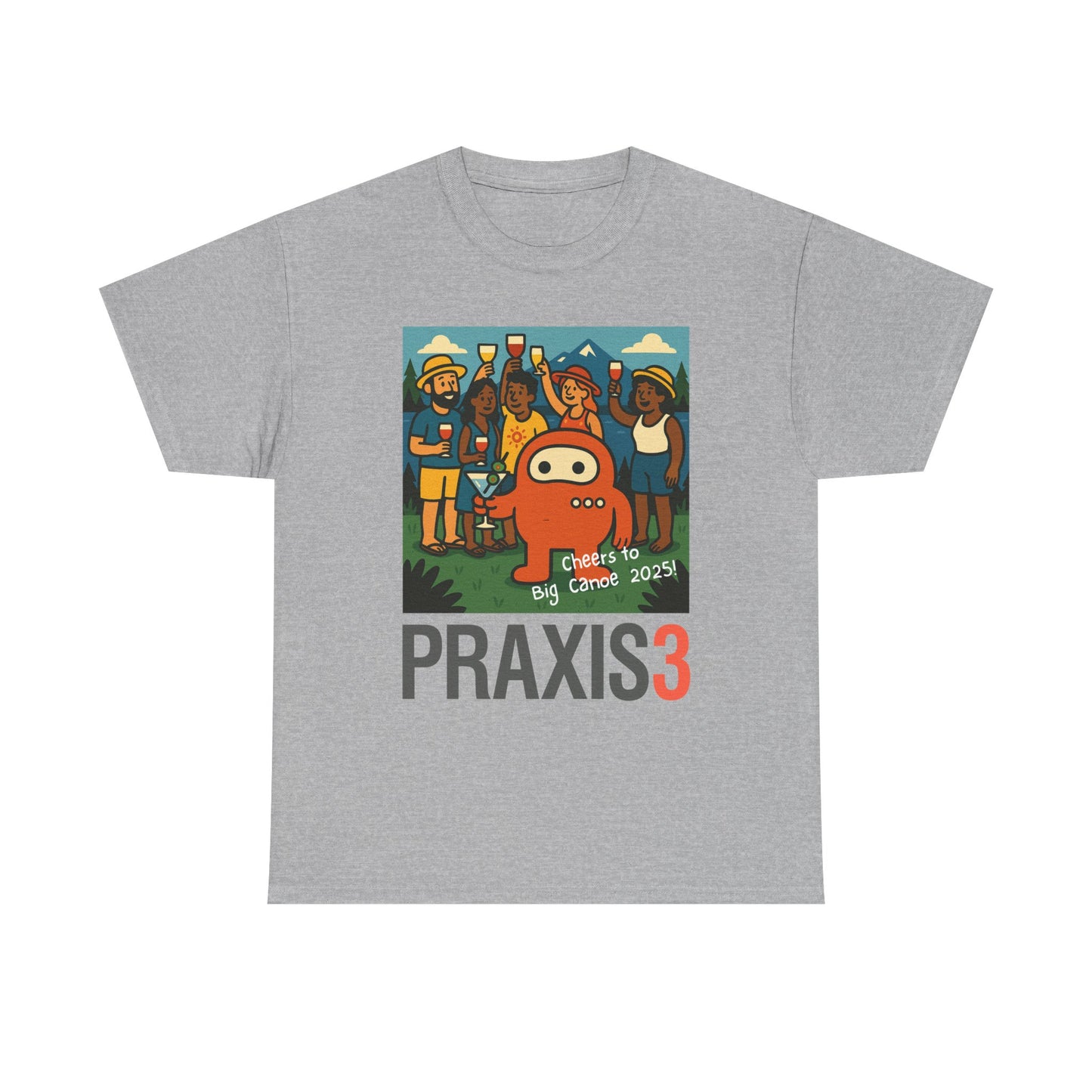 P3 Big Canoe 2025 - Design 2 - Cheers to Praxi