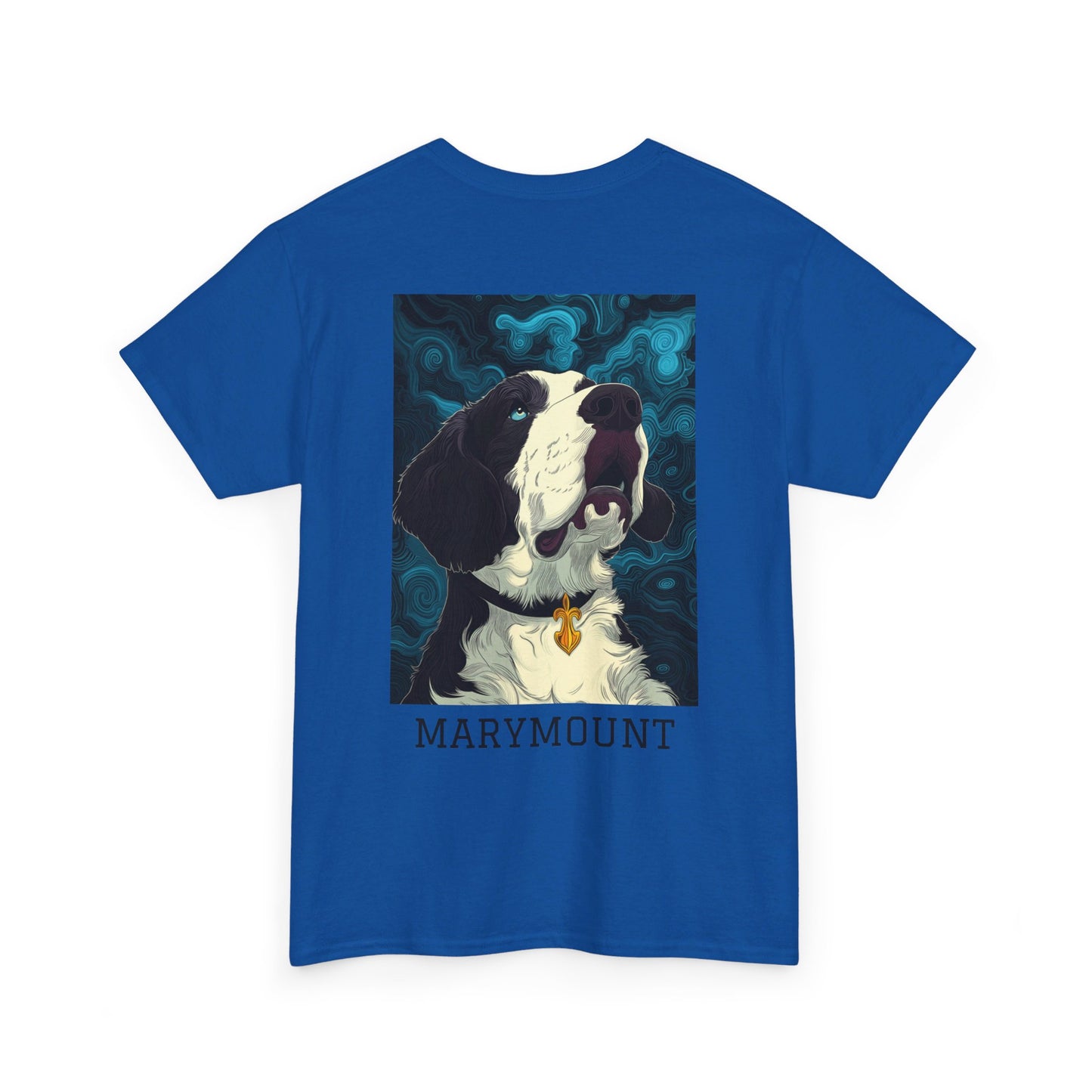 Marymount 01B - Unisex Heavy Cotton Tee - Image on the Back