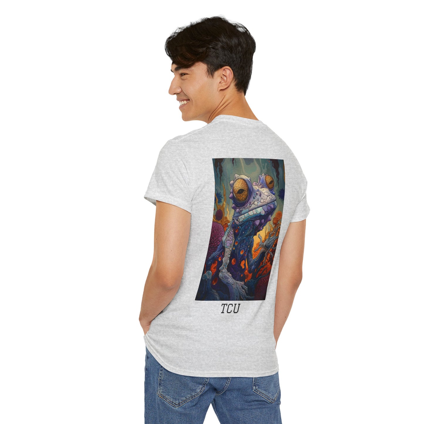 TCU 01B - Unisex Heavy Cotton Tee - Image on the Back