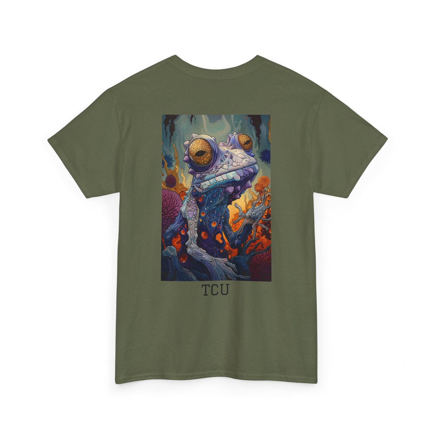 TCU 01B - Unisex Heavy Cotton Tee - Image on the Back