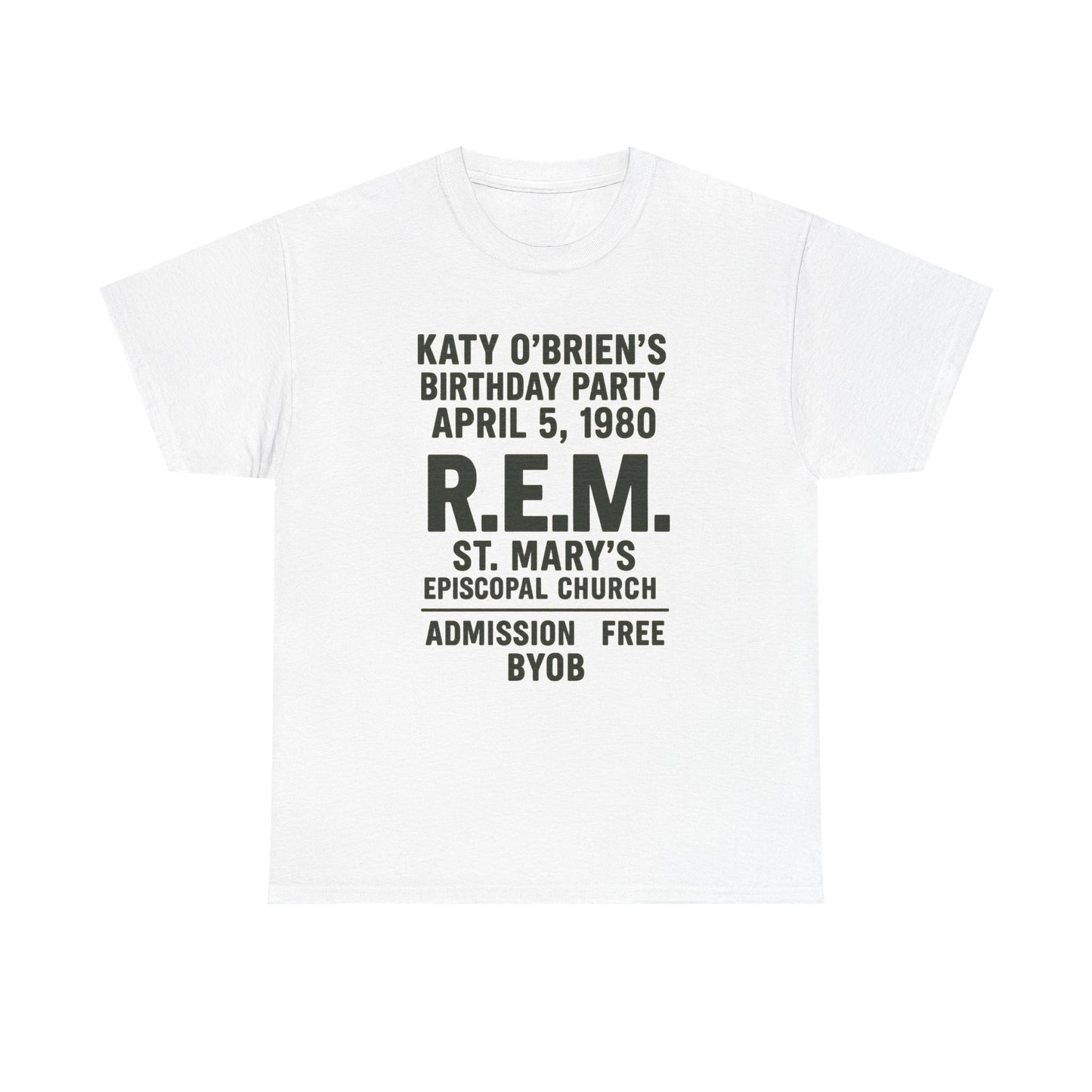 R.E.M. First Concert Shirt