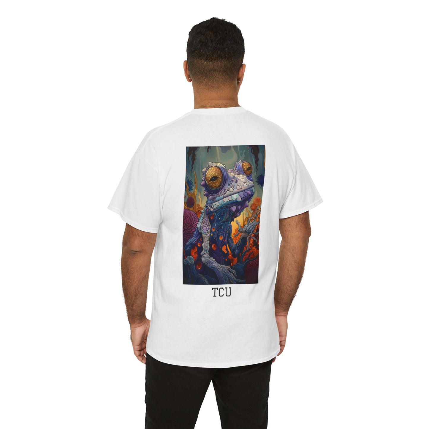 TCU 01B - Unisex Heavy Cotton Tee - Image on the Back