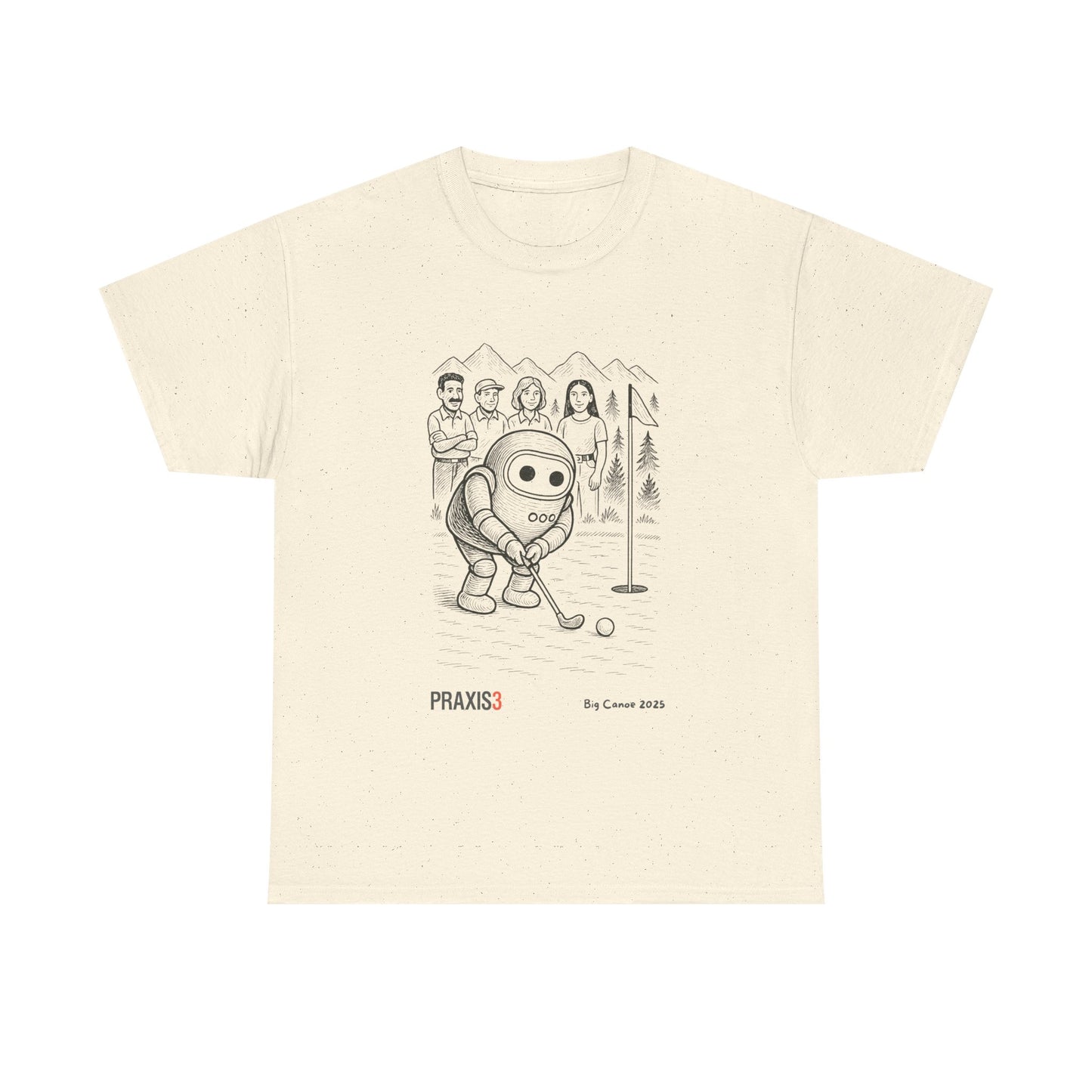 P3 Big Canoe 2025 - Praxi goes golfing line art