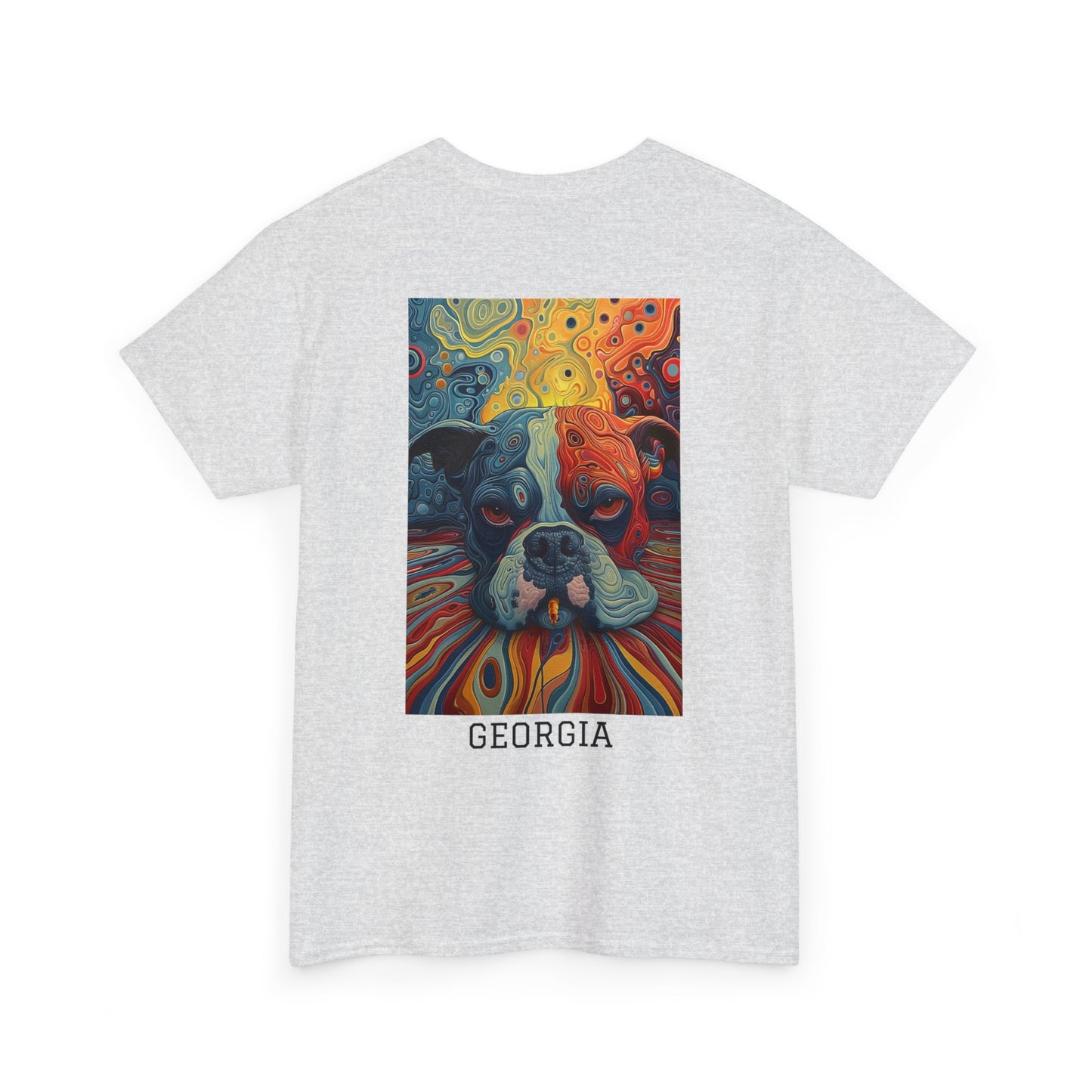Georgia 03B - Unisex Heavy Cotton Tee - Image on the Back
