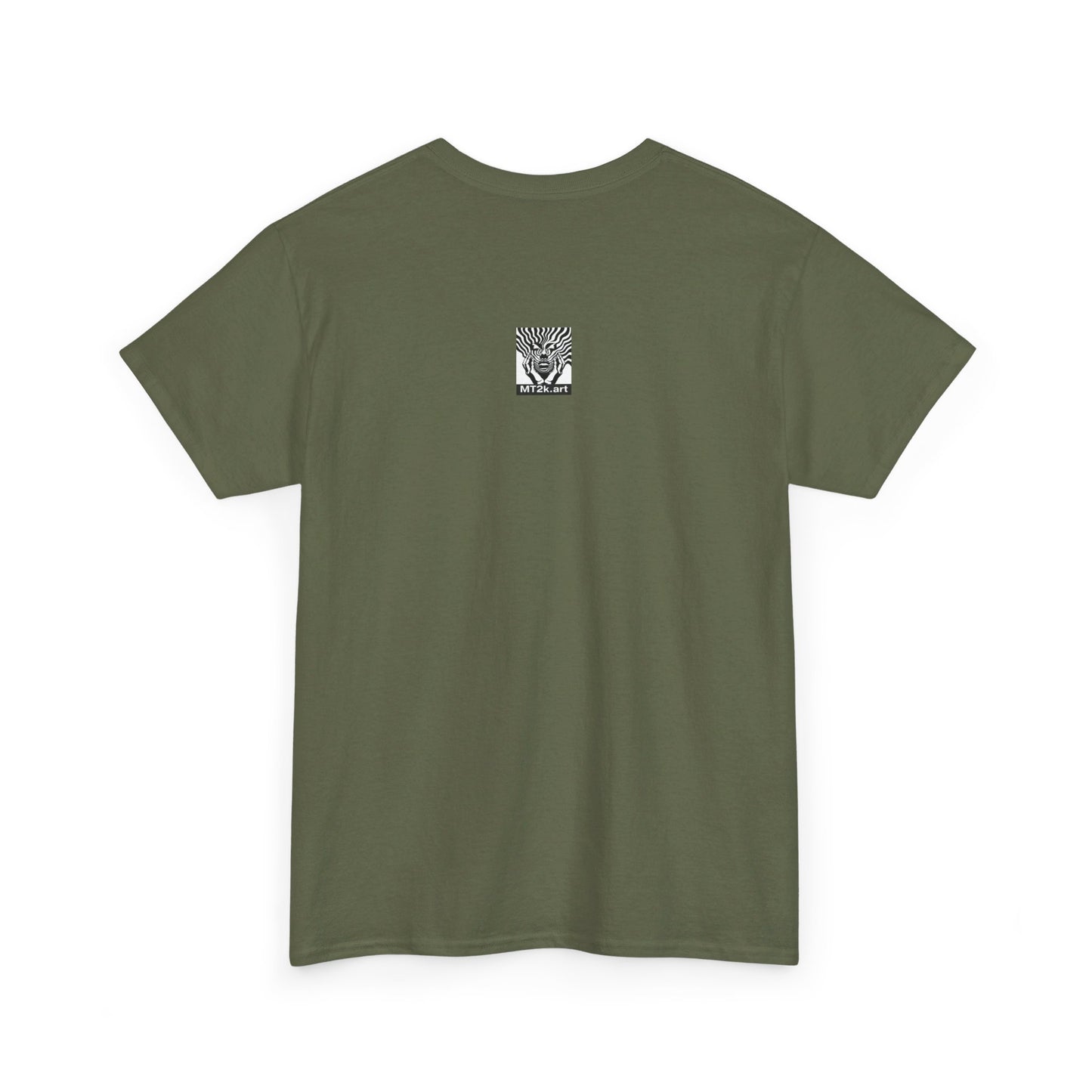 Marymount 01F - Unisex Heavy Cotton Tee - Image on the Front