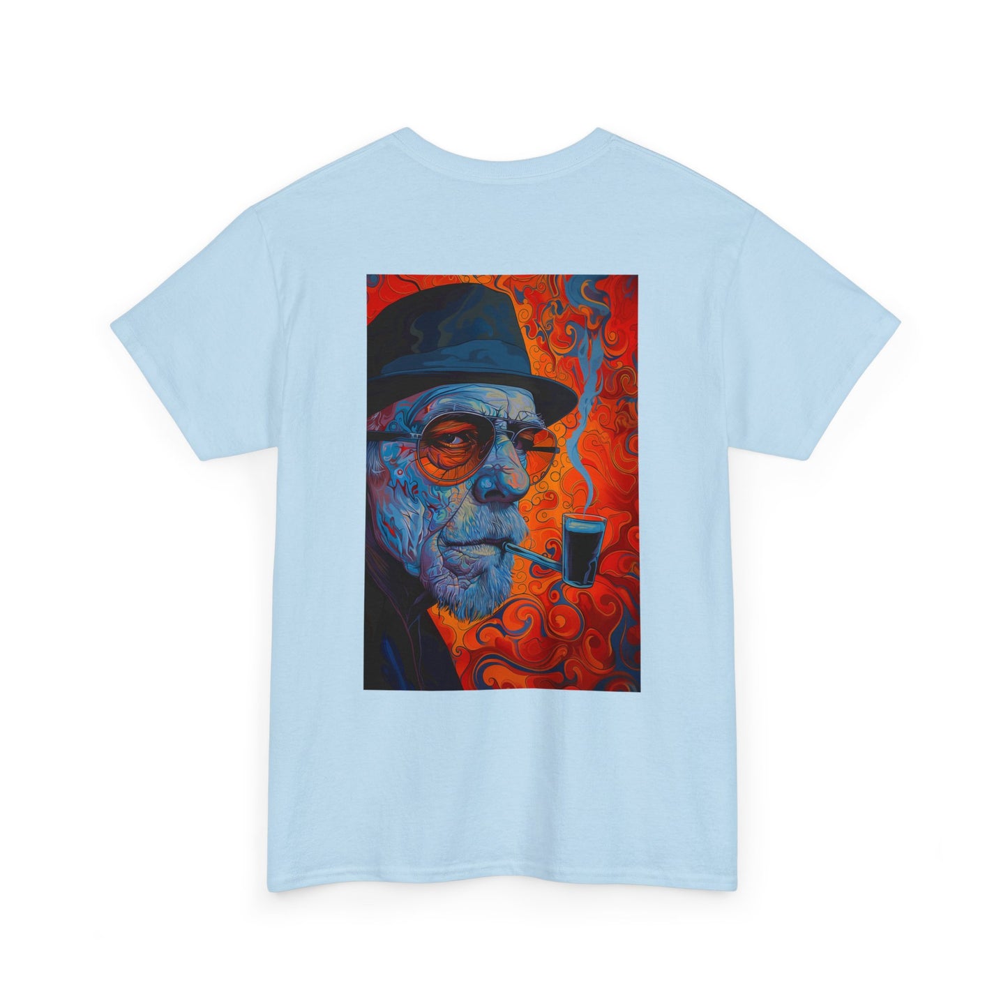 Heisenberg 01B - Unisex Heavy Cotton Tee - Image on the Back