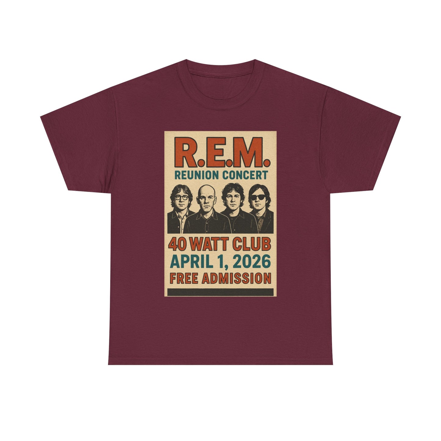 R.E.M. Reunion Concert Shirt v1