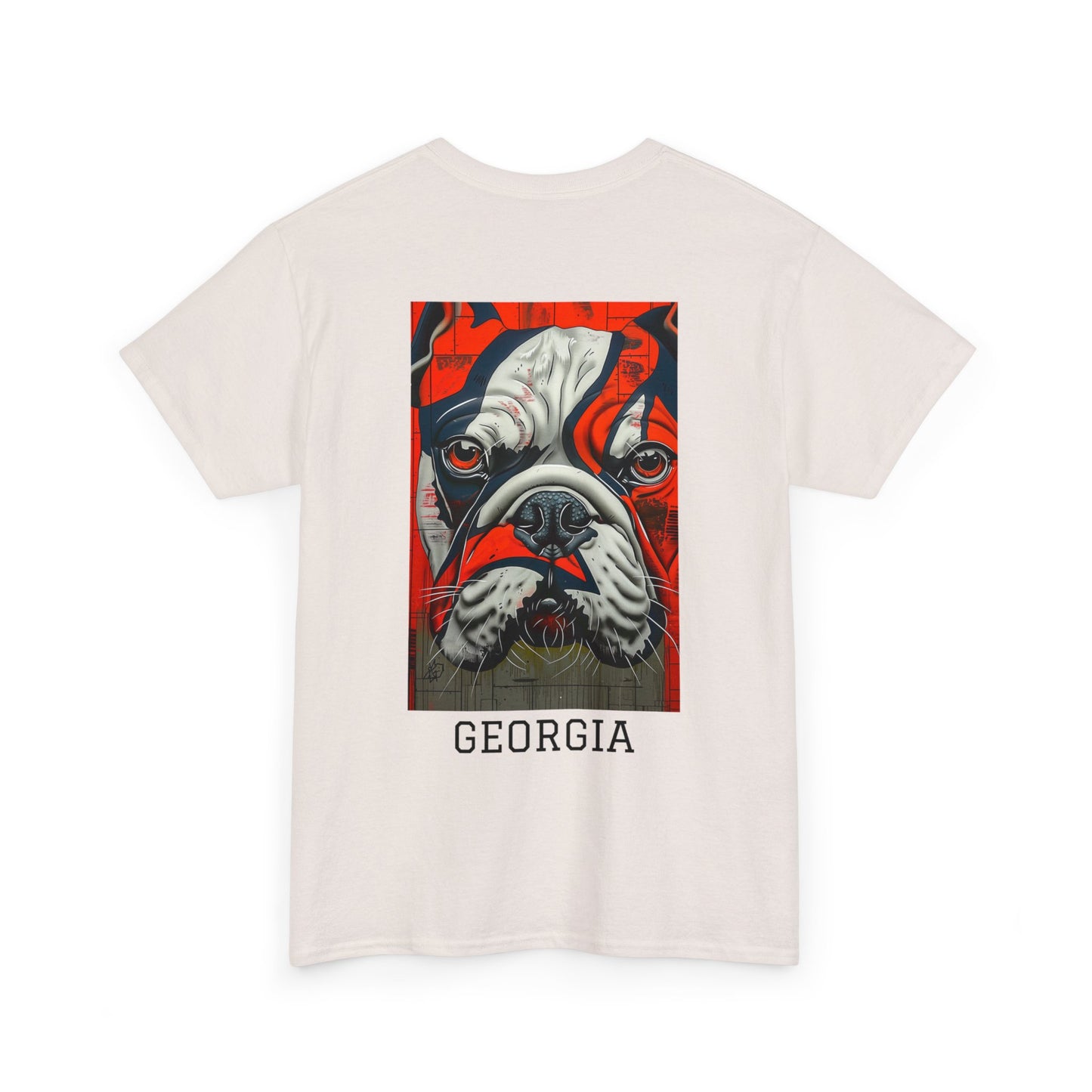 Georgia 01B - Unisex Heavy Cotton Tee - Image on the Back