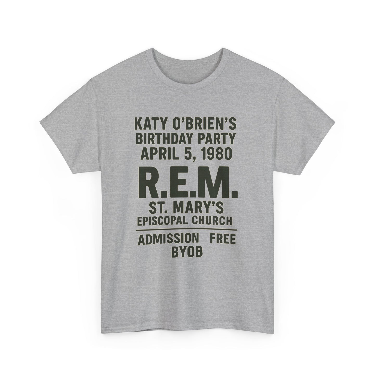 R.E.M. First Concert Shirt