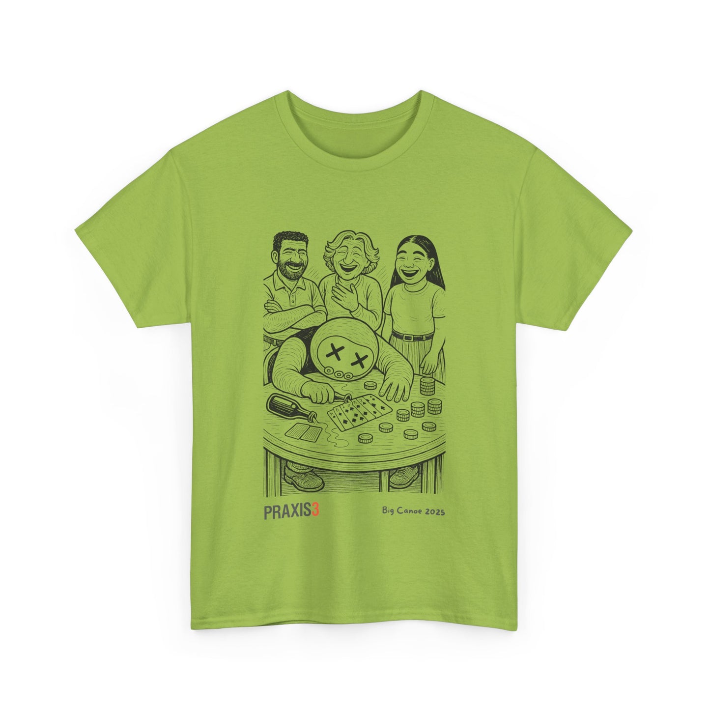 P3 Big Canoe 2025 - Praxi playing poker line art