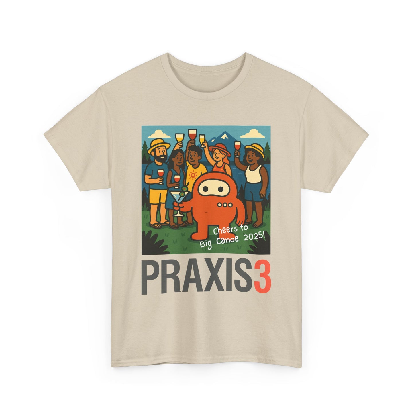 P3 Big Canoe 2025 - Design 2 - Cheers to Praxi