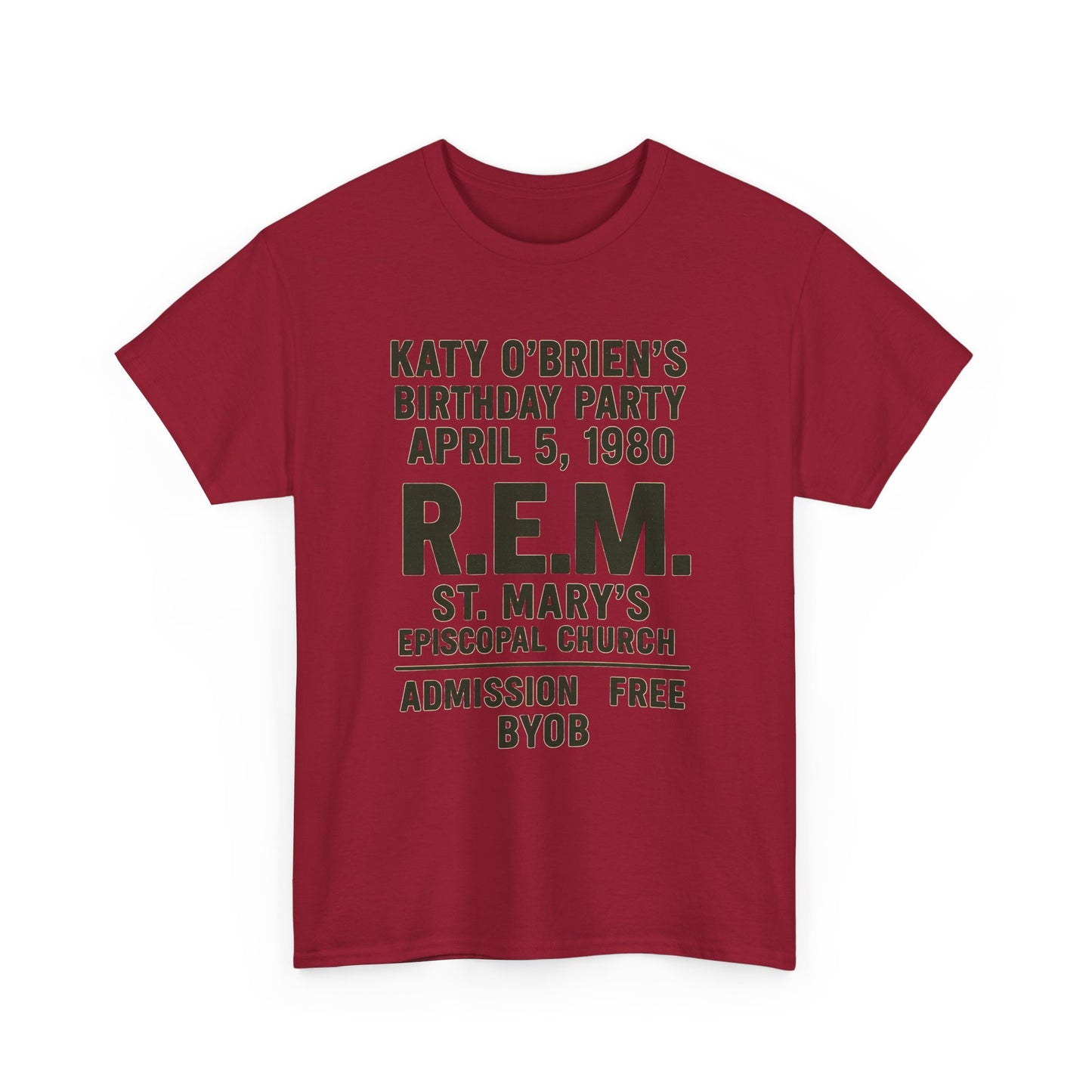 R.E.M. First Concert Shirt