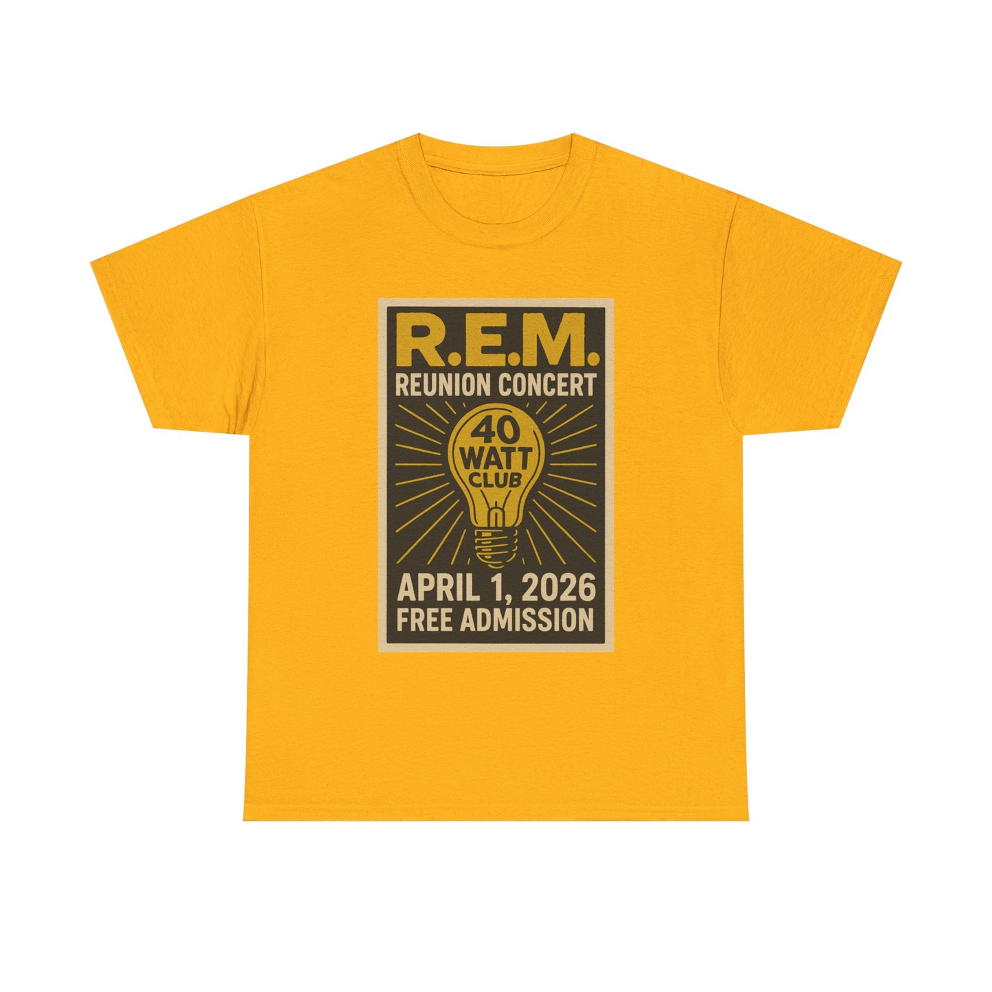 R.E.M. Reunion Concert Shirt v2