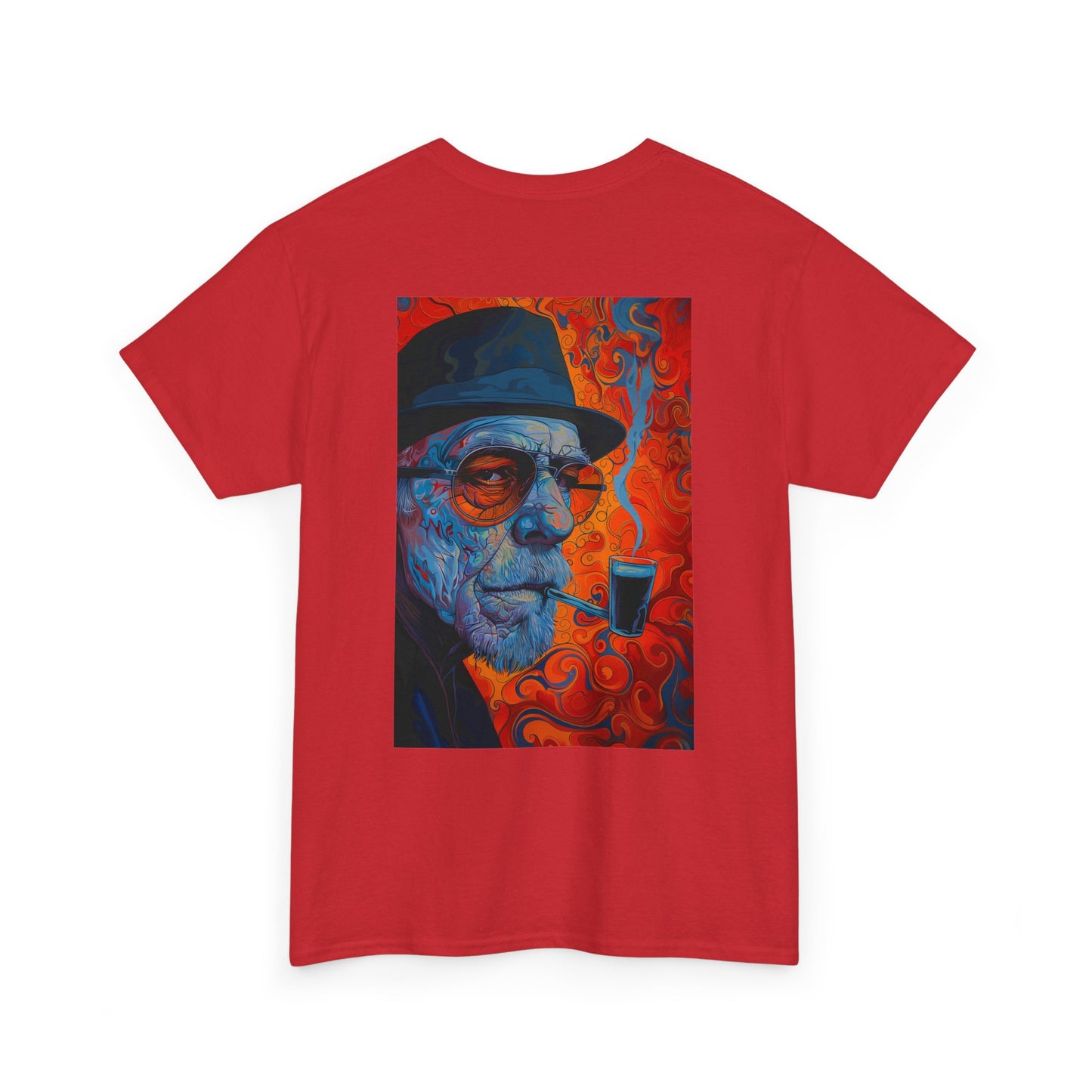 Heisenberg 01B - Unisex Heavy Cotton Tee - Image on the Back