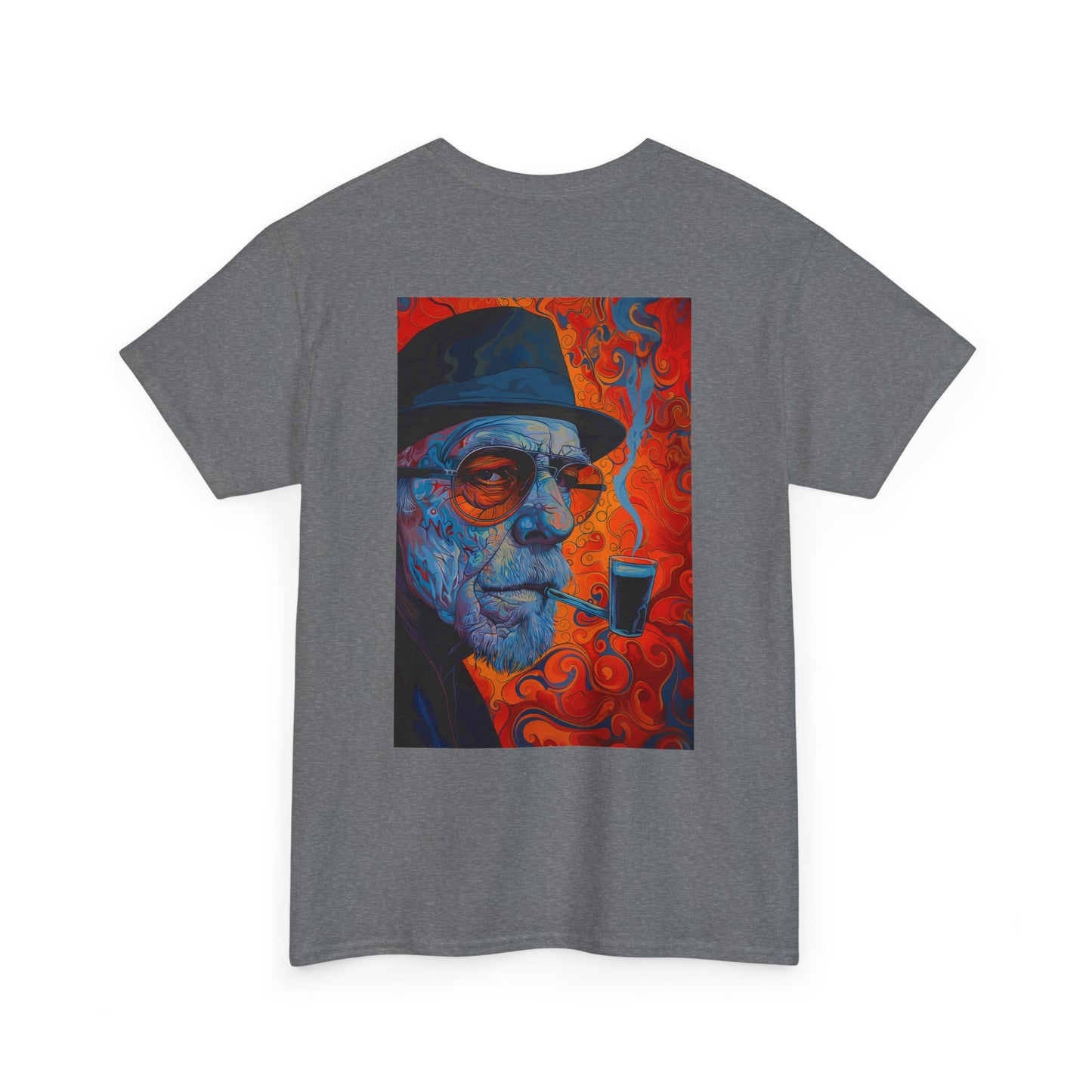 Heisenberg 01B - Unisex Heavy Cotton Tee - Image on the Back
