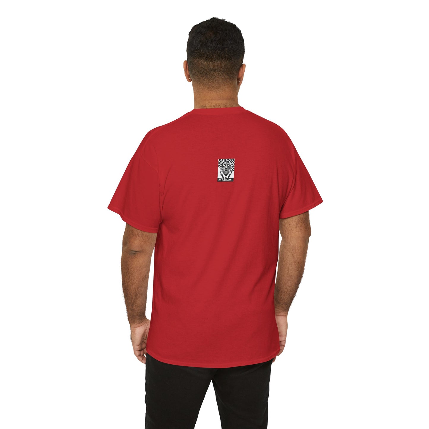 Ole Miss 01F - Unisex Heavy Cotton Tee - Image on the Front