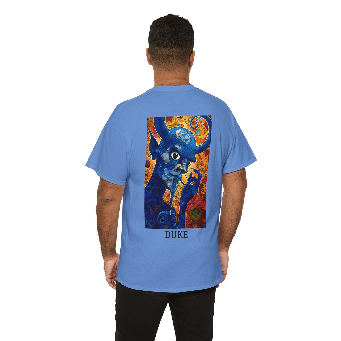 Duke 01B - Unisex Heavy Cotton Tee - Image on the Back