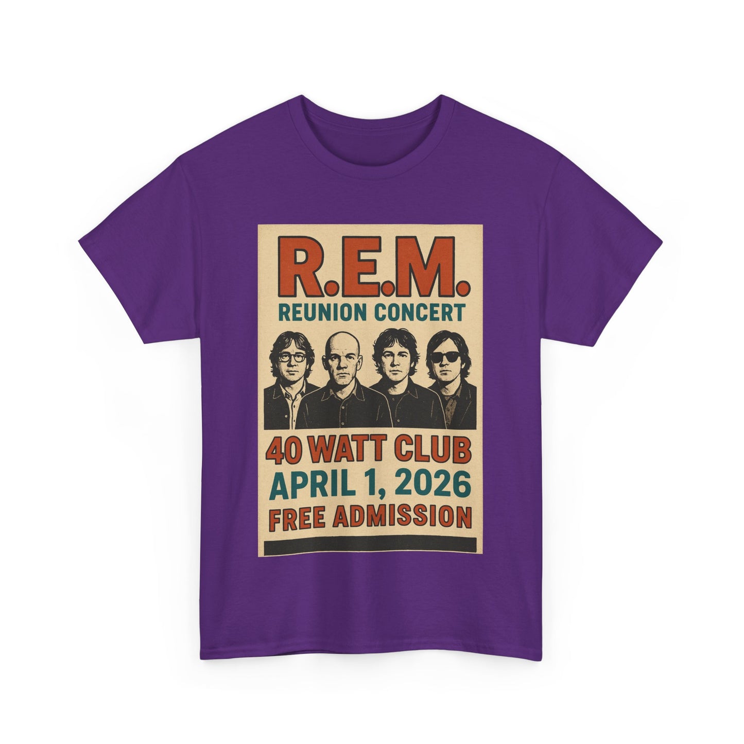 R.E.M. Reunion Concert Shirt v1