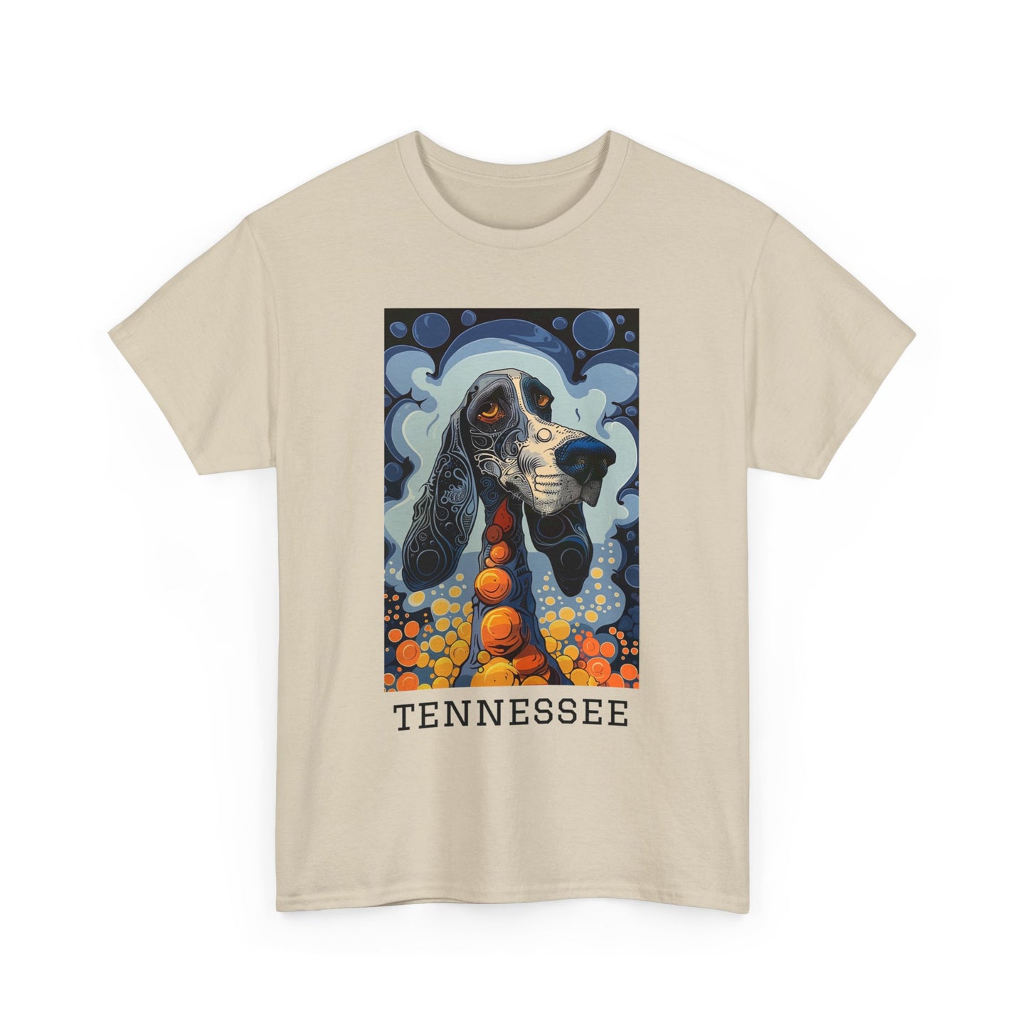 Tennessee 01F - Unisex Heavy Cotton Tee - Image on the Front