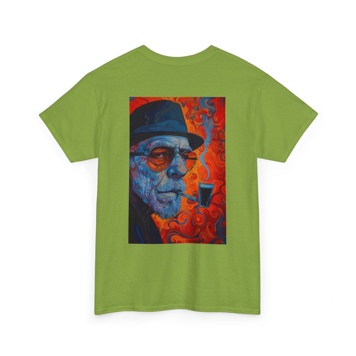 Heisenberg 01B - Unisex Heavy Cotton Tee - Image on the Back