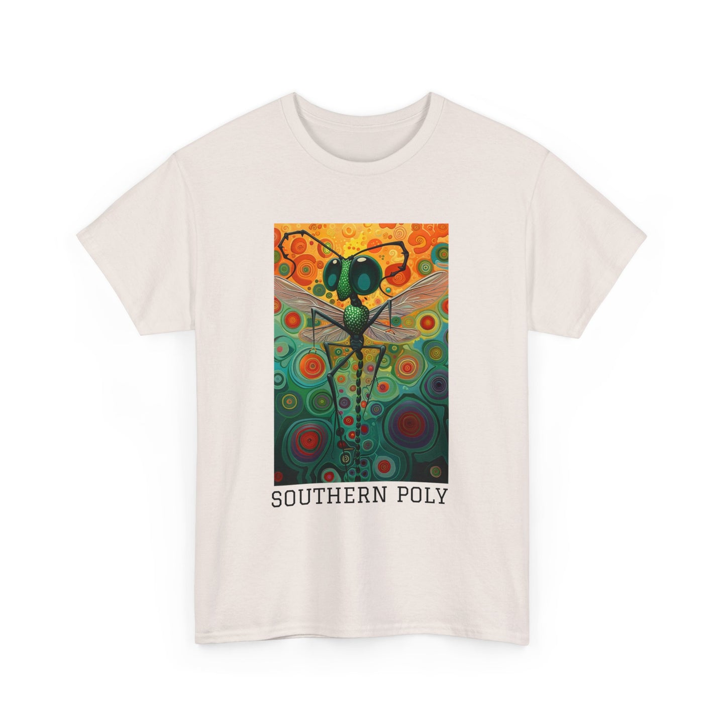 Southern Poly 01F - Unisex Heavy Cotton Tee - Image on the Front