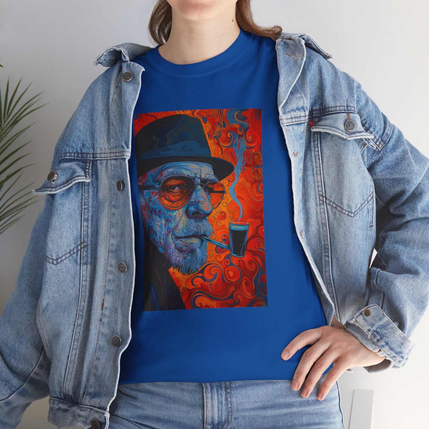 Heisenberg 01F - Unisex Heavy Cotton Tee - Image on the Front