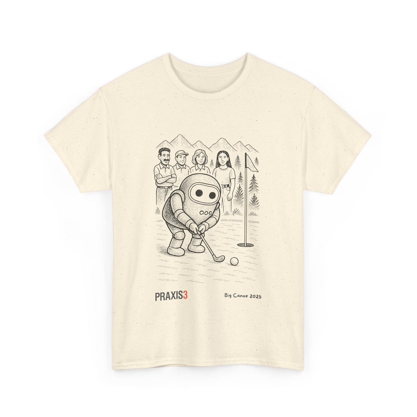 P3 Big Canoe 2025 - Praxi goes golfing line art