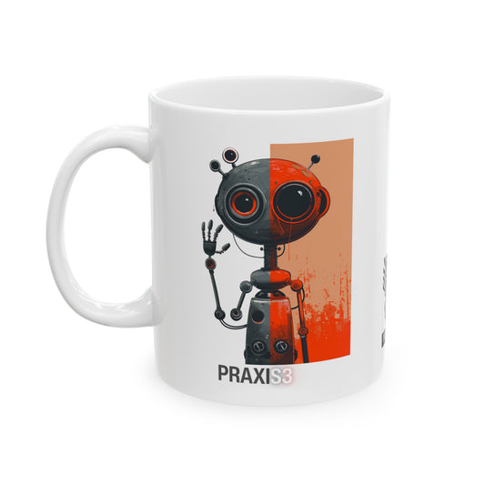 PRAXI 01 - Ceramic Mug, (11oz)