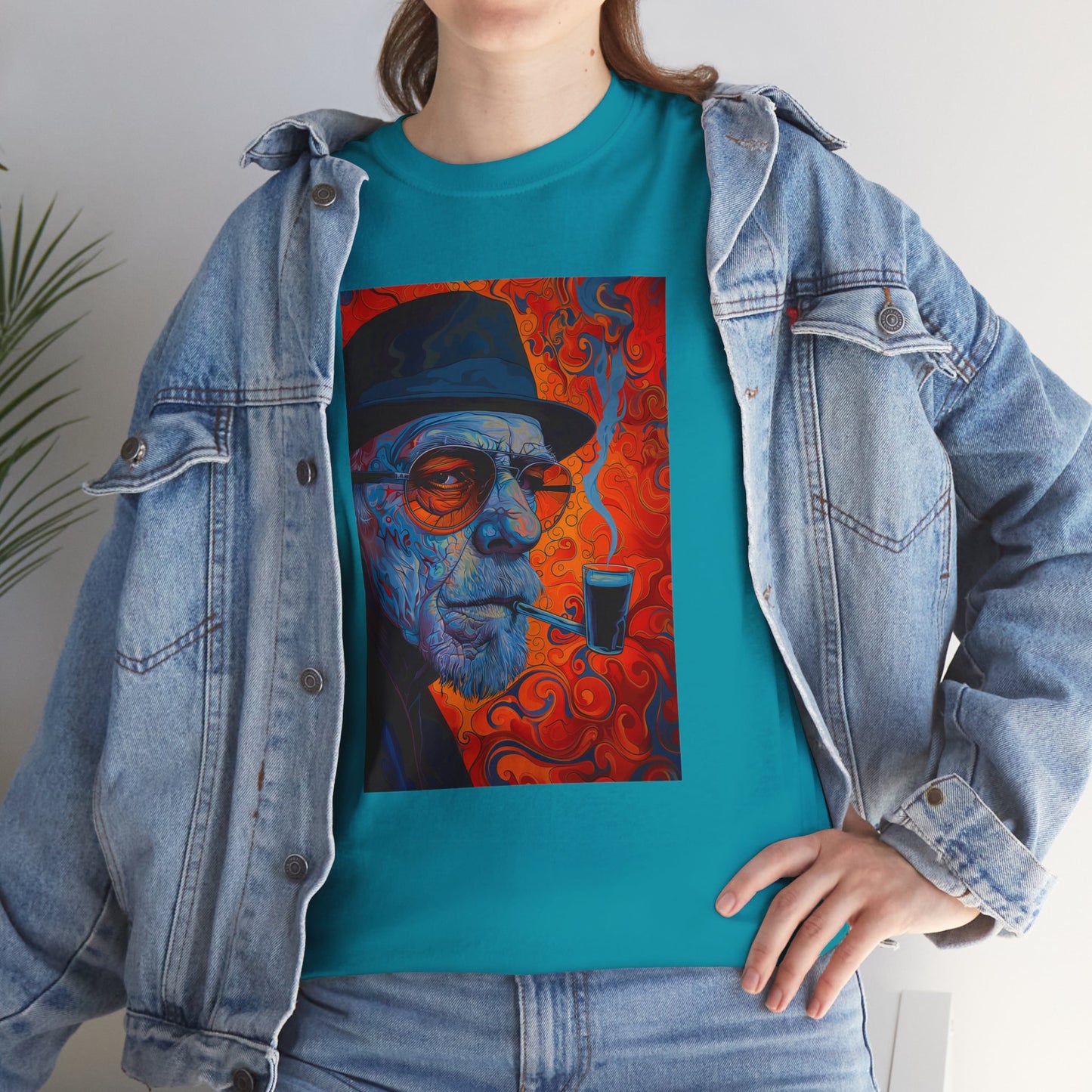 Heisenberg 01F - Unisex Heavy Cotton Tee - Image on the Front