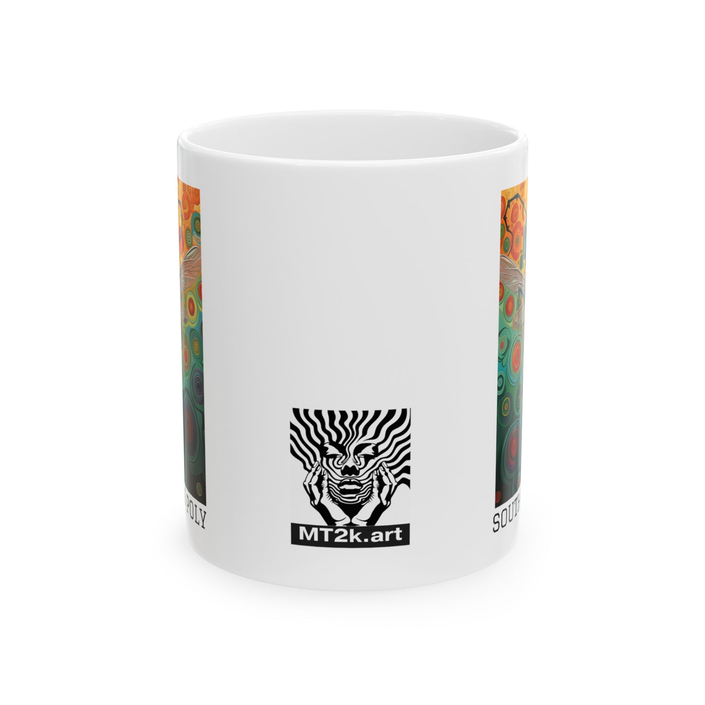 Southern Poly 01 - Ceramic Mug, (11oz)