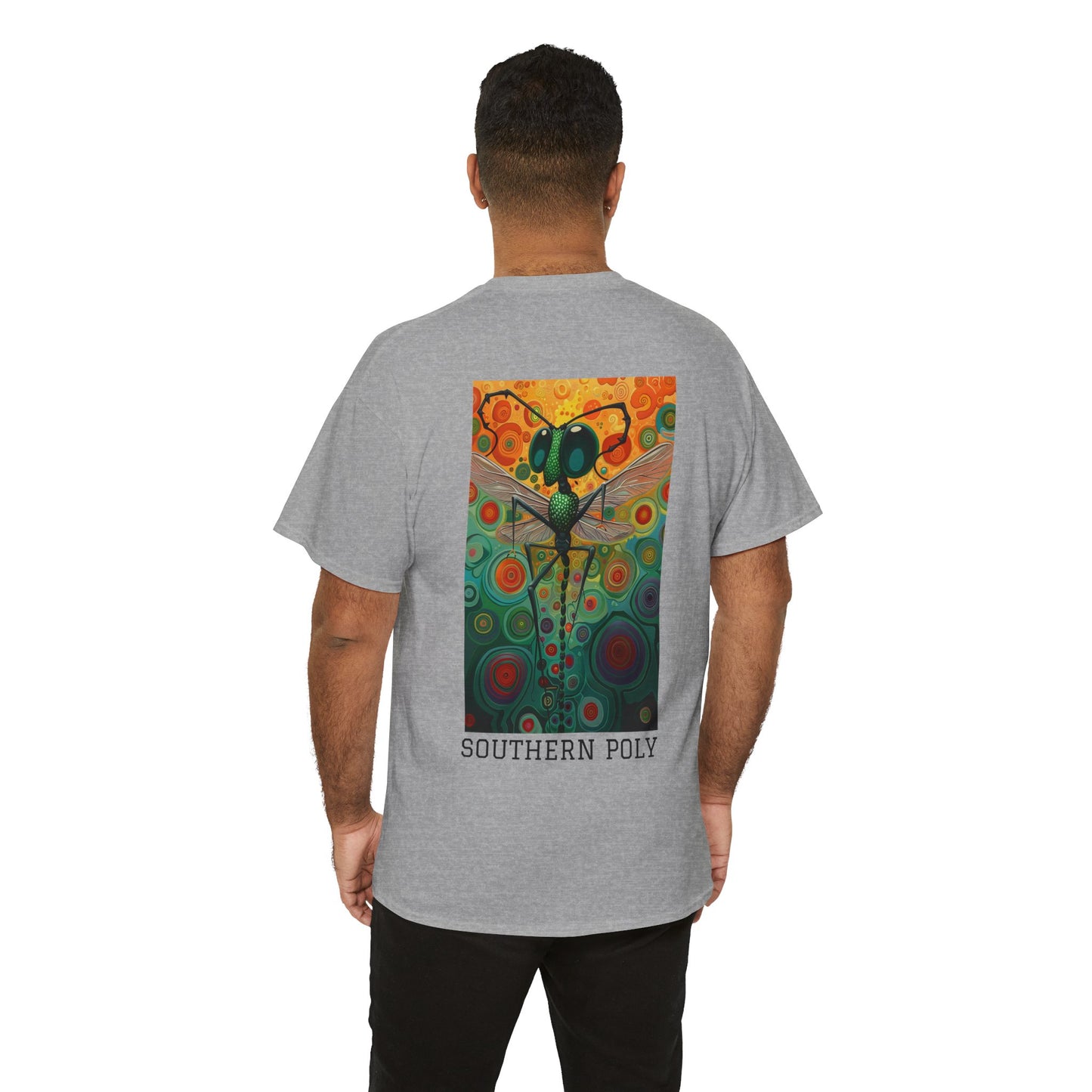 Southern Poly 01B - Unisex Heavy Cotton Tee - Image on the Back