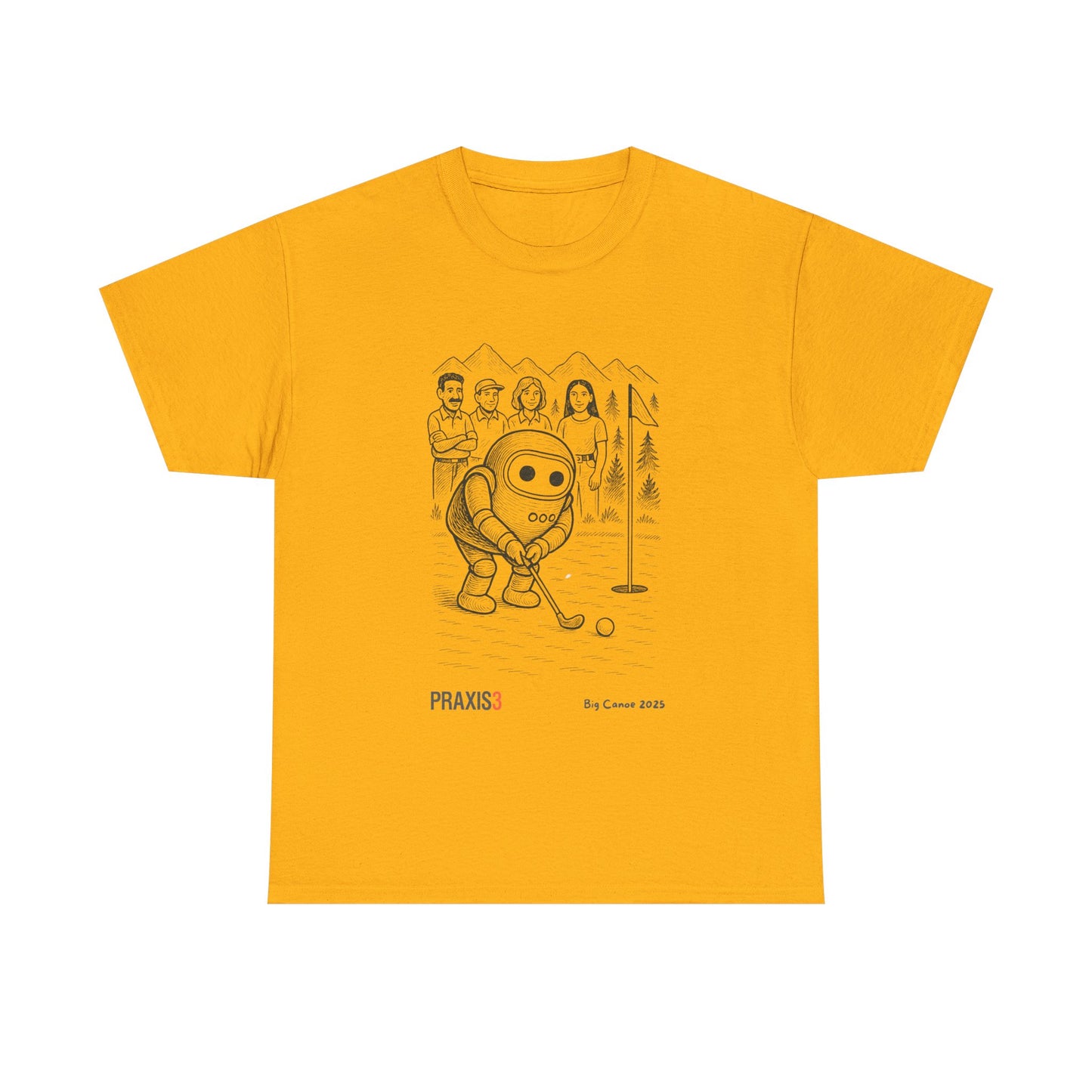 P3 Big Canoe 2025 - Praxi goes golfing line art