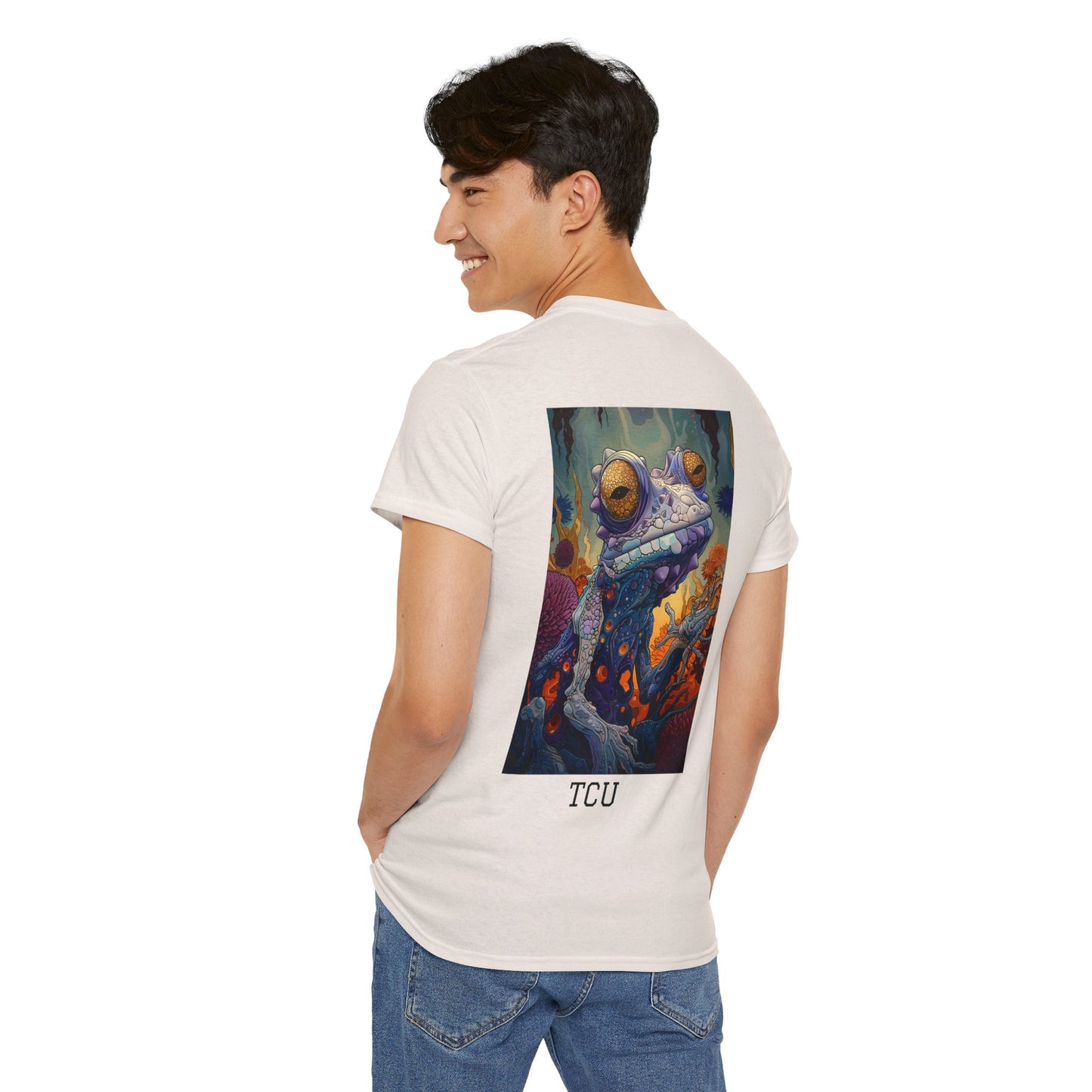 TCU 01B - Unisex Heavy Cotton Tee - Image on the Back
