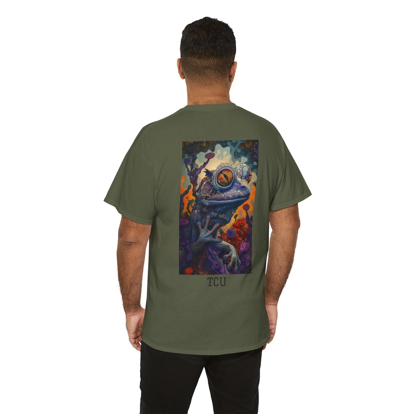 TCU 02B - Unisex Heavy Cotton Tee - Image on the Back