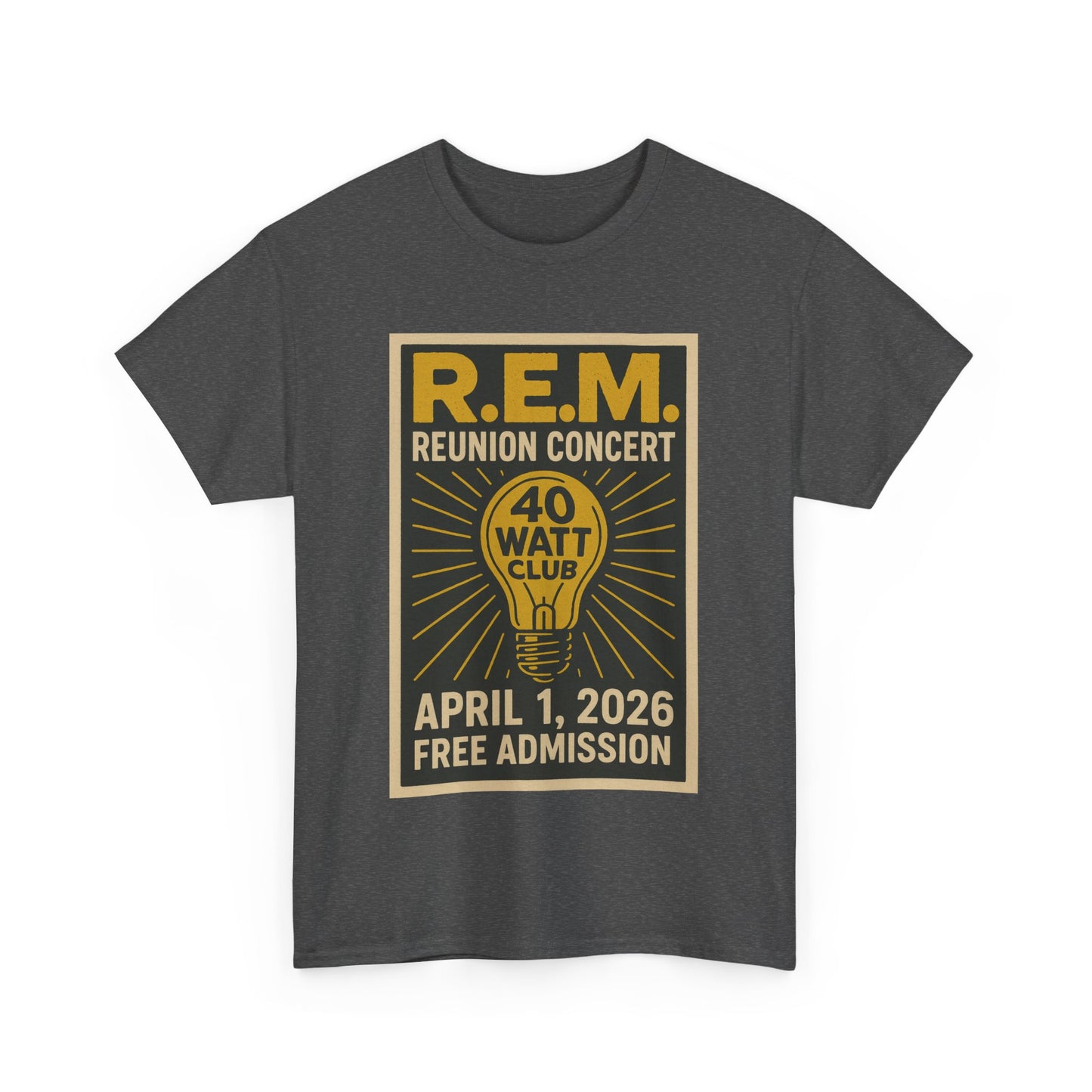 R.E.M. Reunion Concert Shirt v2