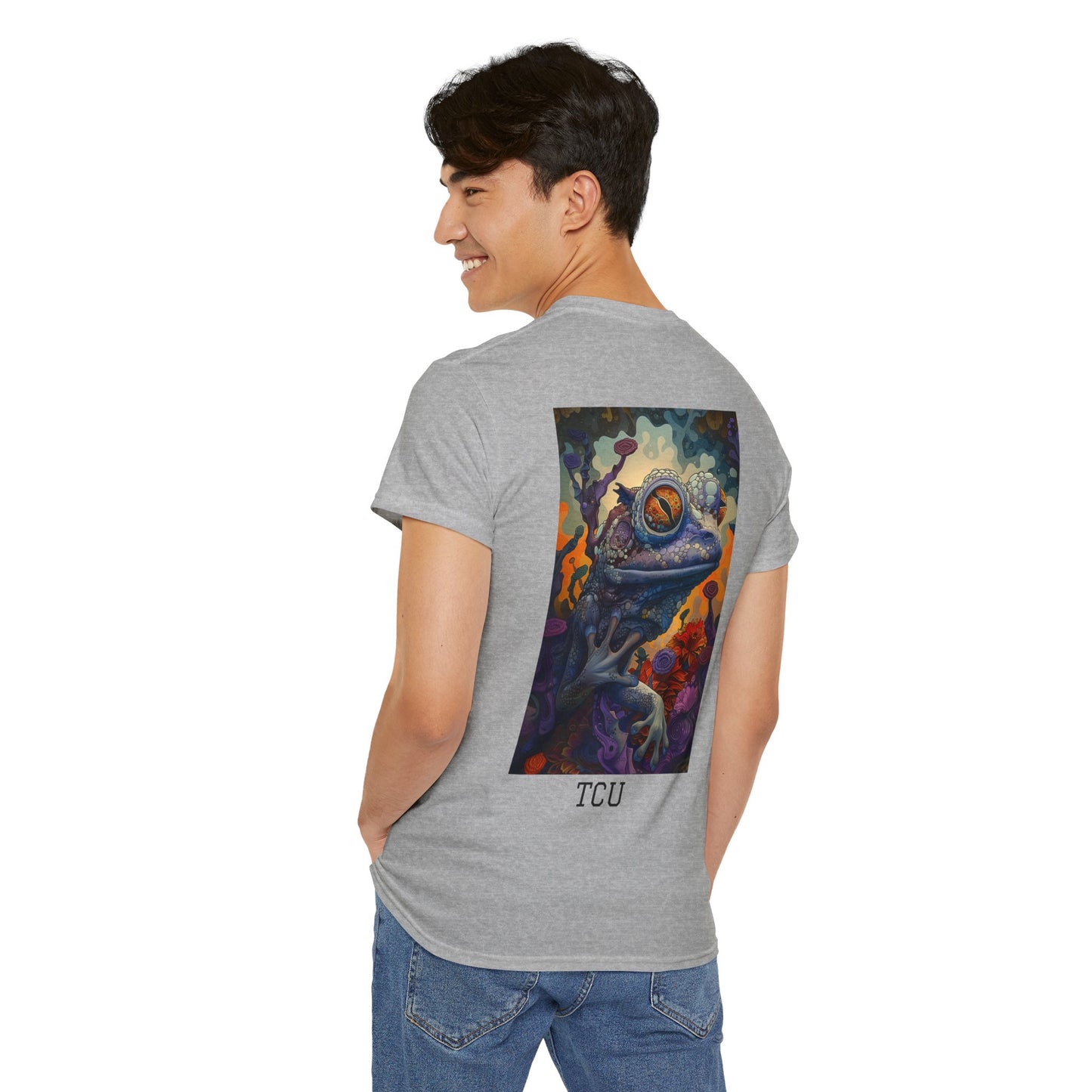 TCU 02B - Unisex Heavy Cotton Tee - Image on the Back