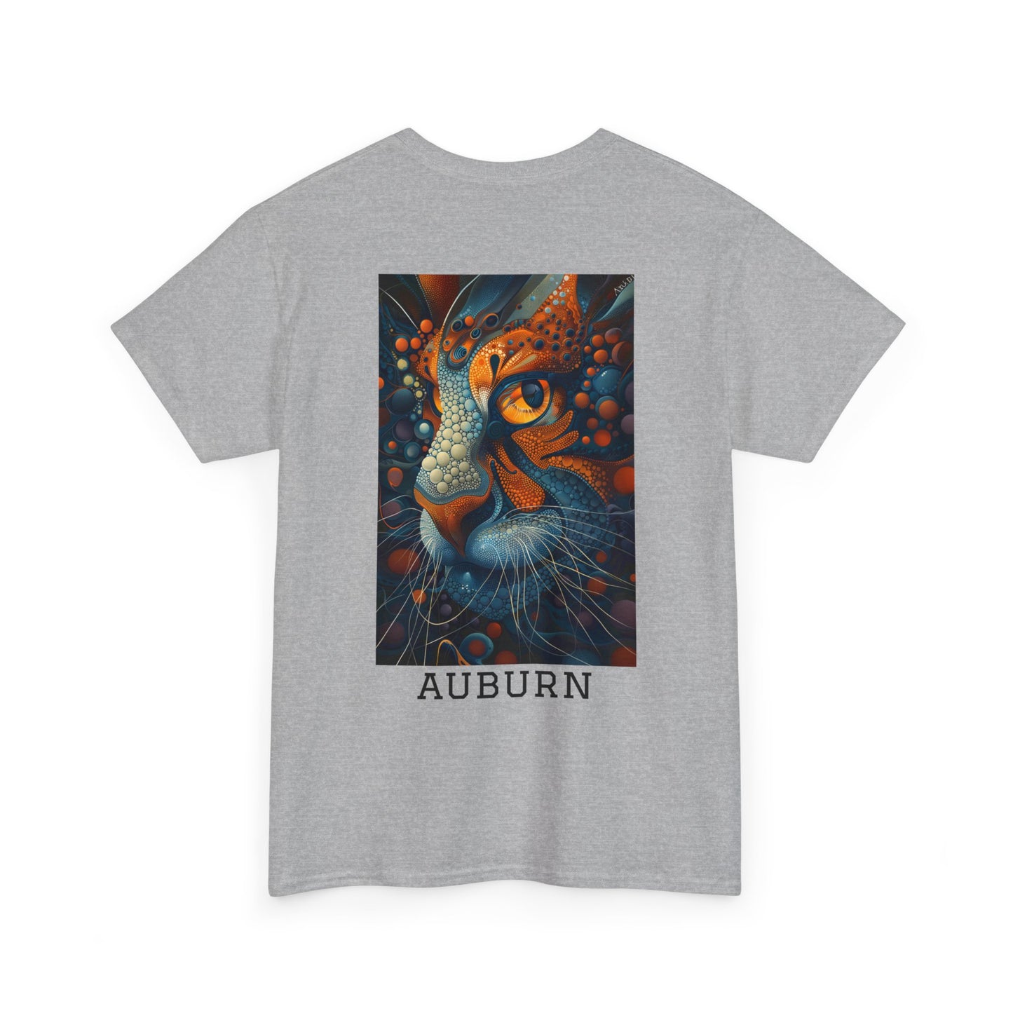 Auburn 01B - Unisex Heavy Cotton Tee - Image on the Back