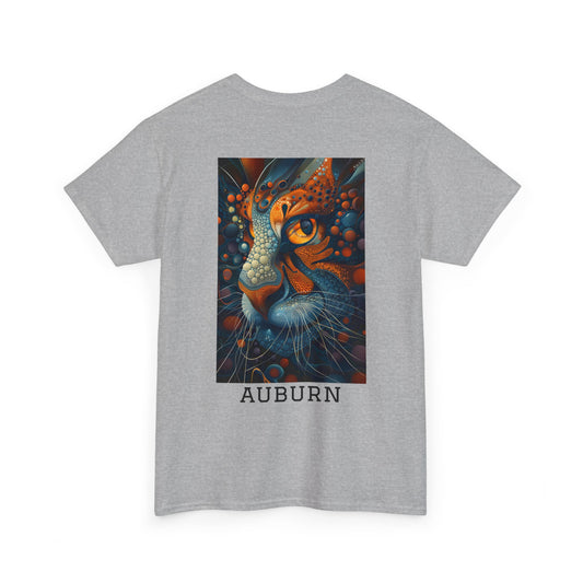 Auburn 01B - Unisex Heavy Cotton Tee - Image on the Back