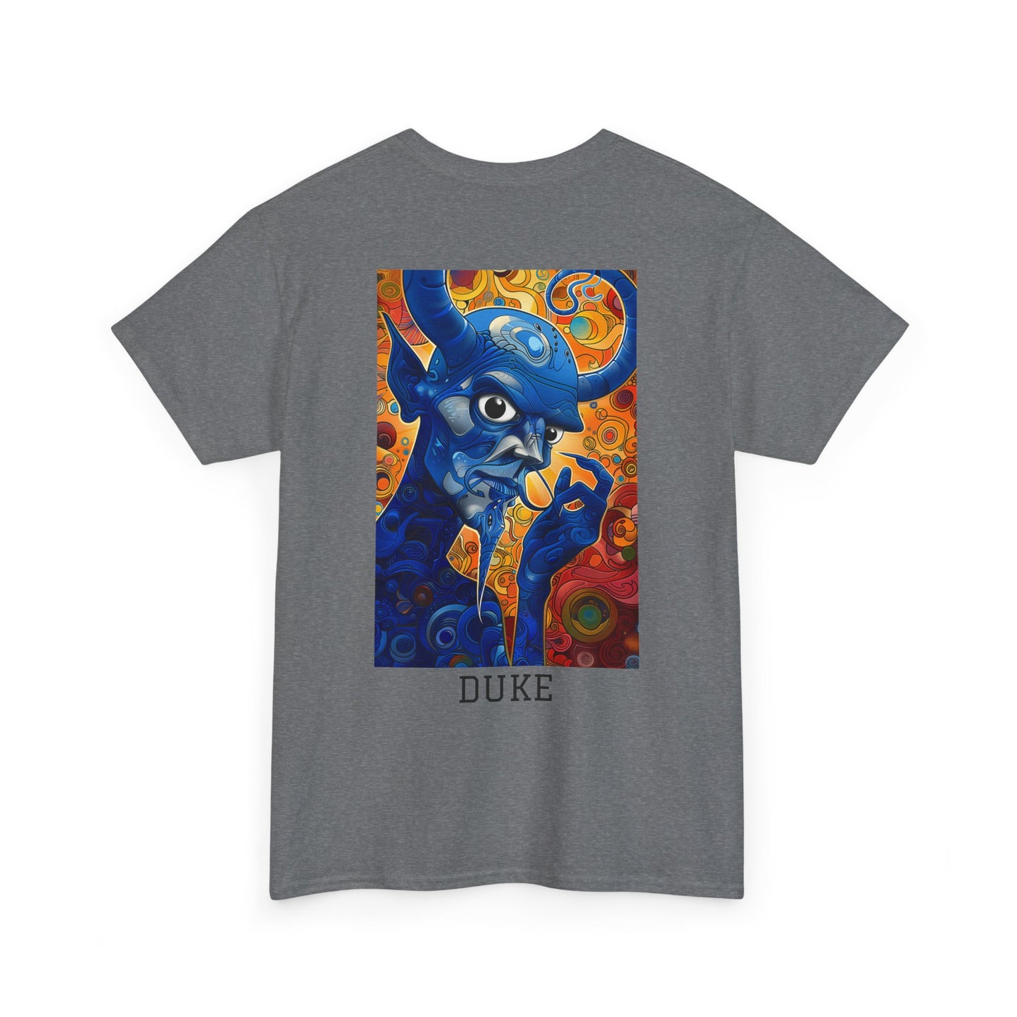 Duke 01B - Unisex Heavy Cotton Tee - Image on the Back