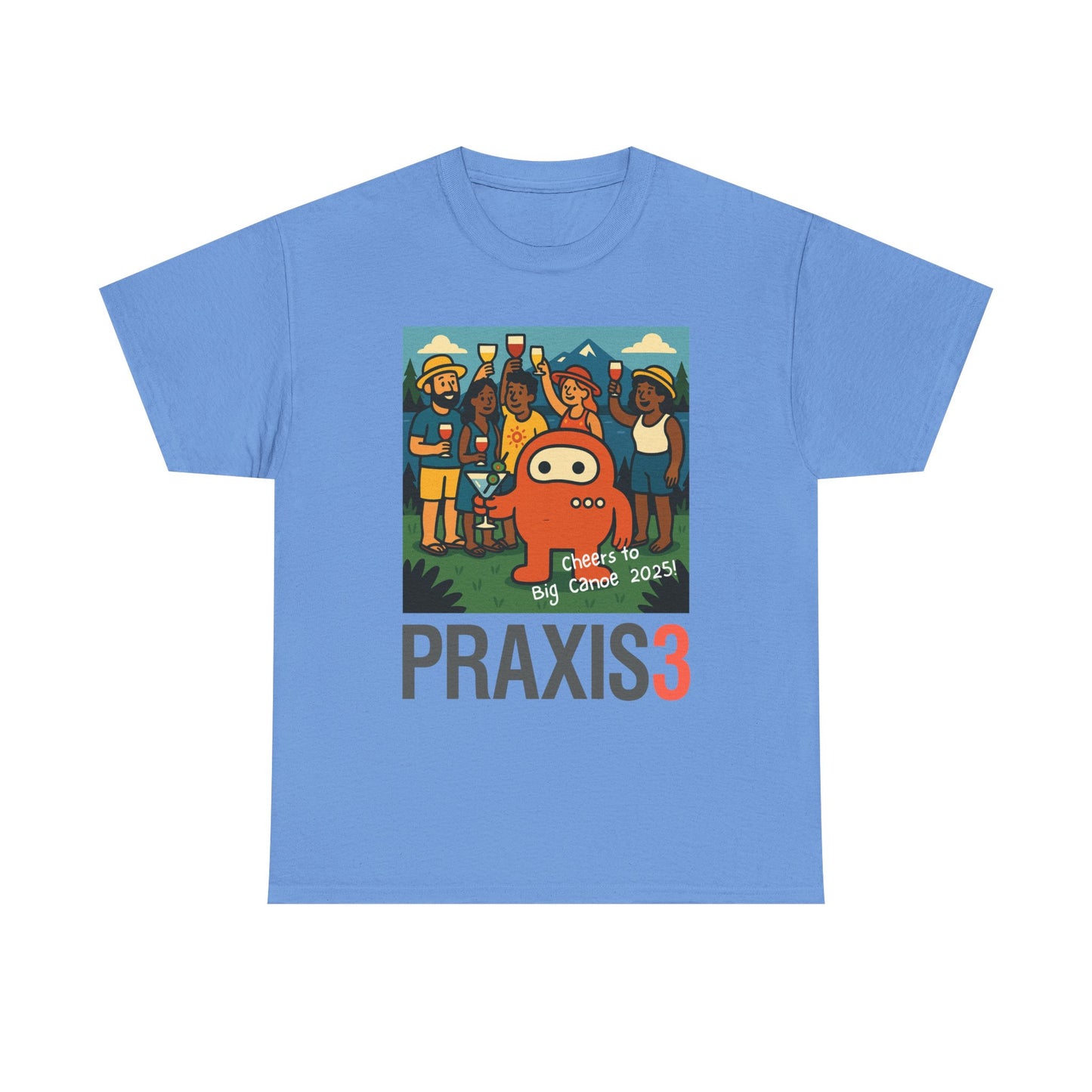 P3 Big Canoe 2025 - Design 2 - Cheers to Praxi