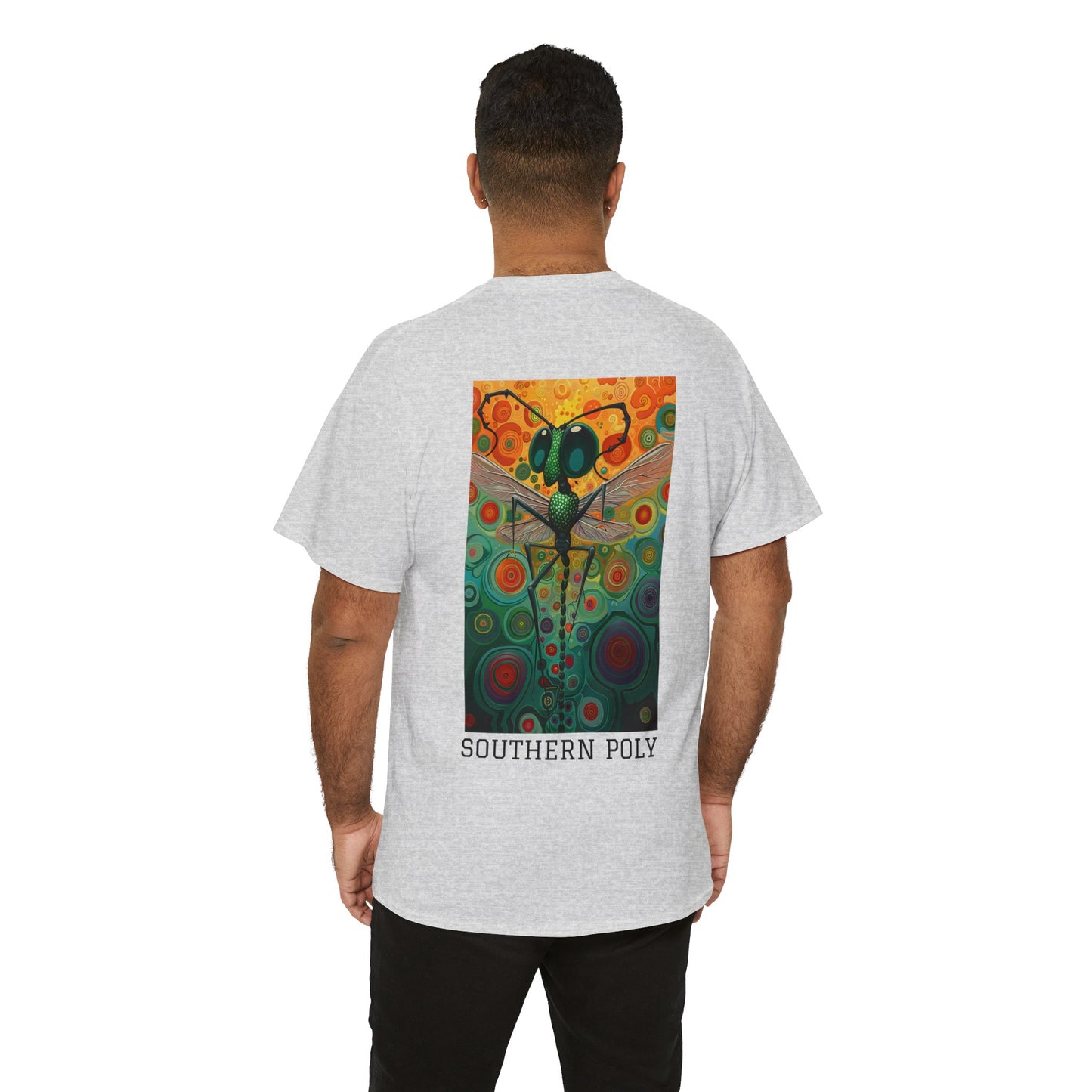 Southern Poly 01B - Unisex Heavy Cotton Tee - Image on the Back