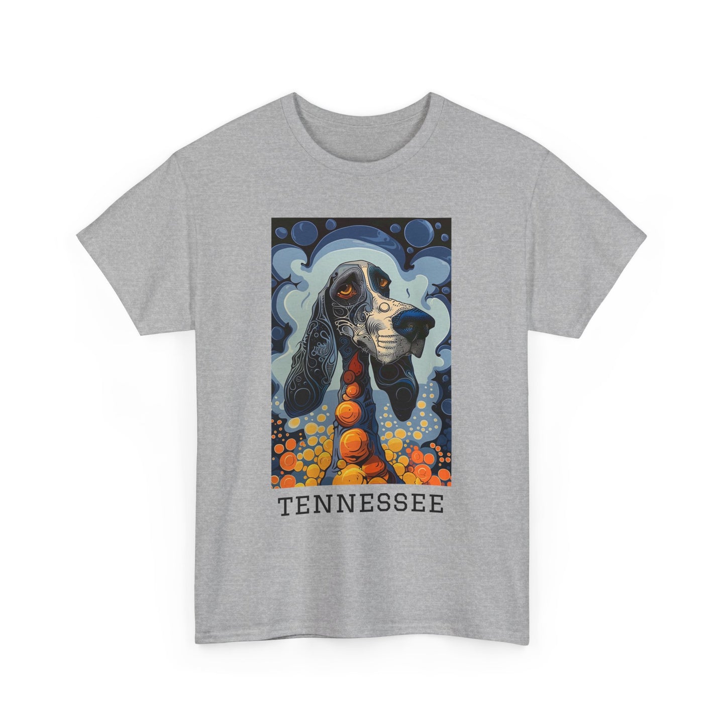 Tennessee 01F - Unisex Heavy Cotton Tee - Image on the Front