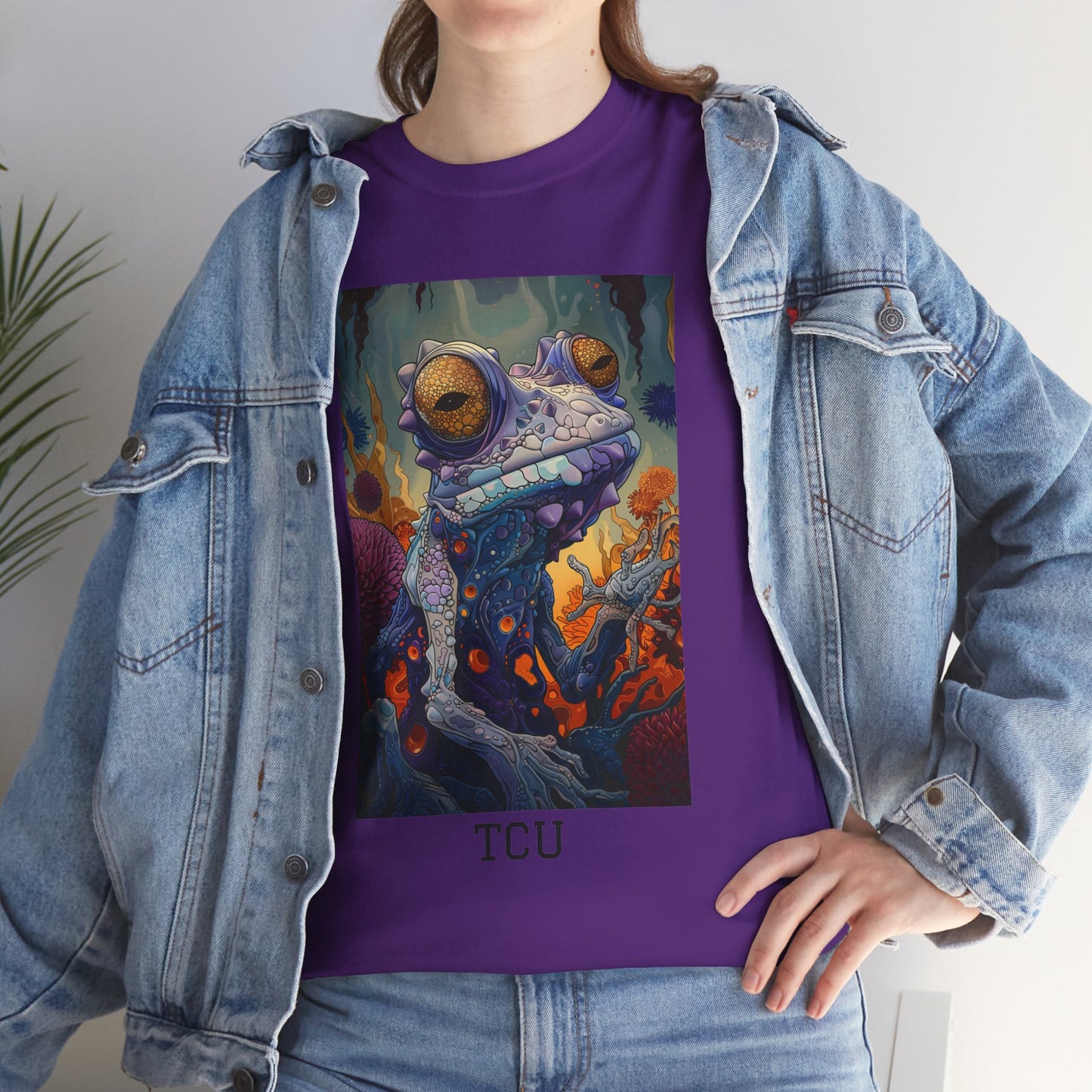 TCU 01F - Unisex Heavy Cotton Tee - Image on the Front