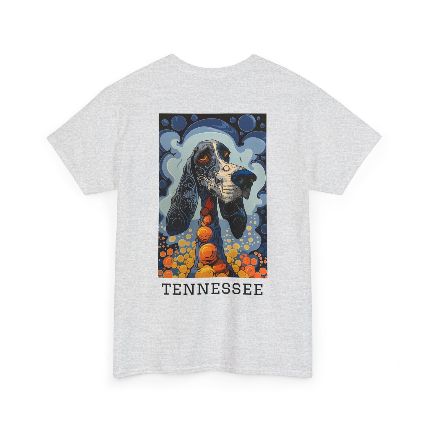 Tennessee 01B - Unisex Heavy Cotton Tee - Image on the Back