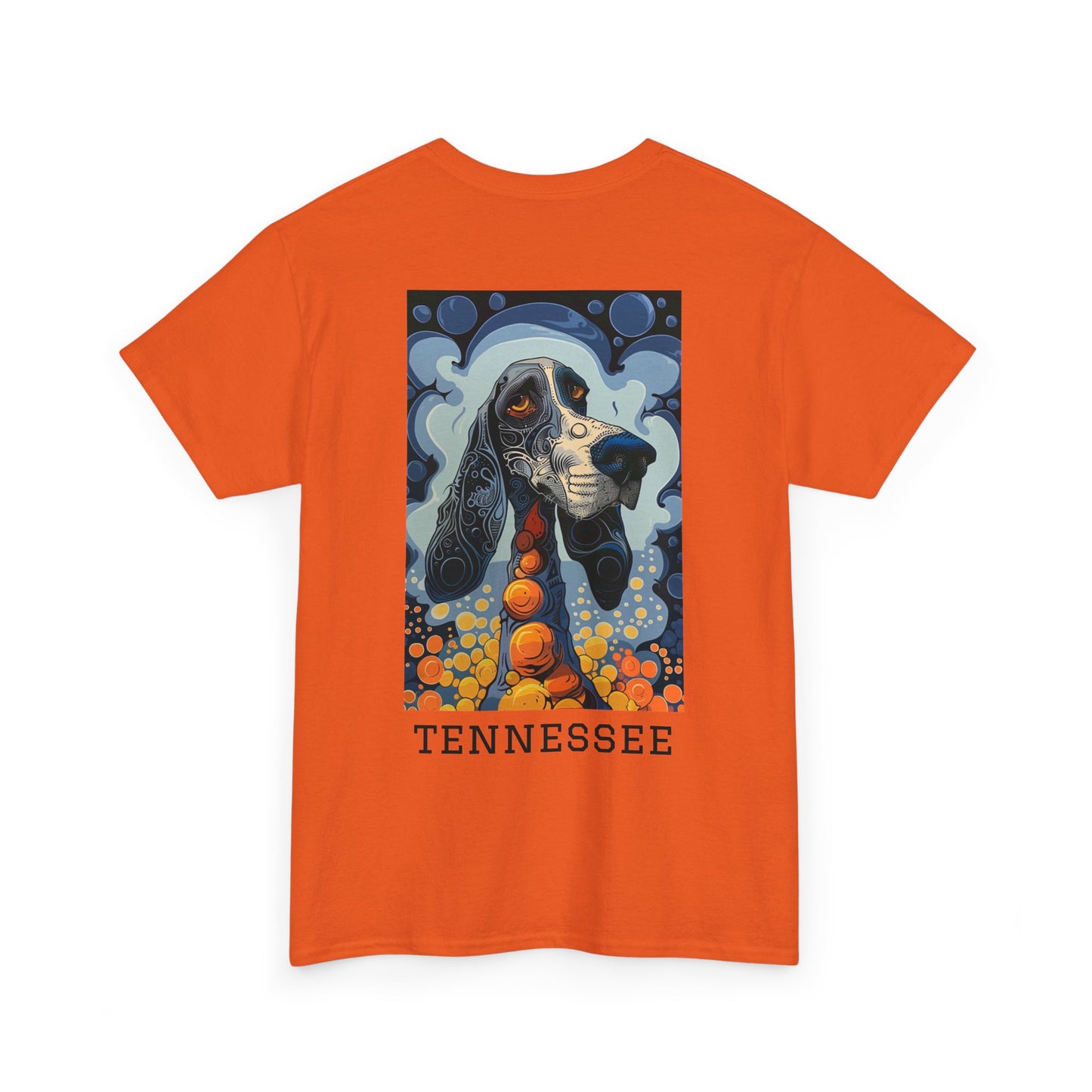 Tennessee 01B - Unisex Heavy Cotton Tee - Image on the Back